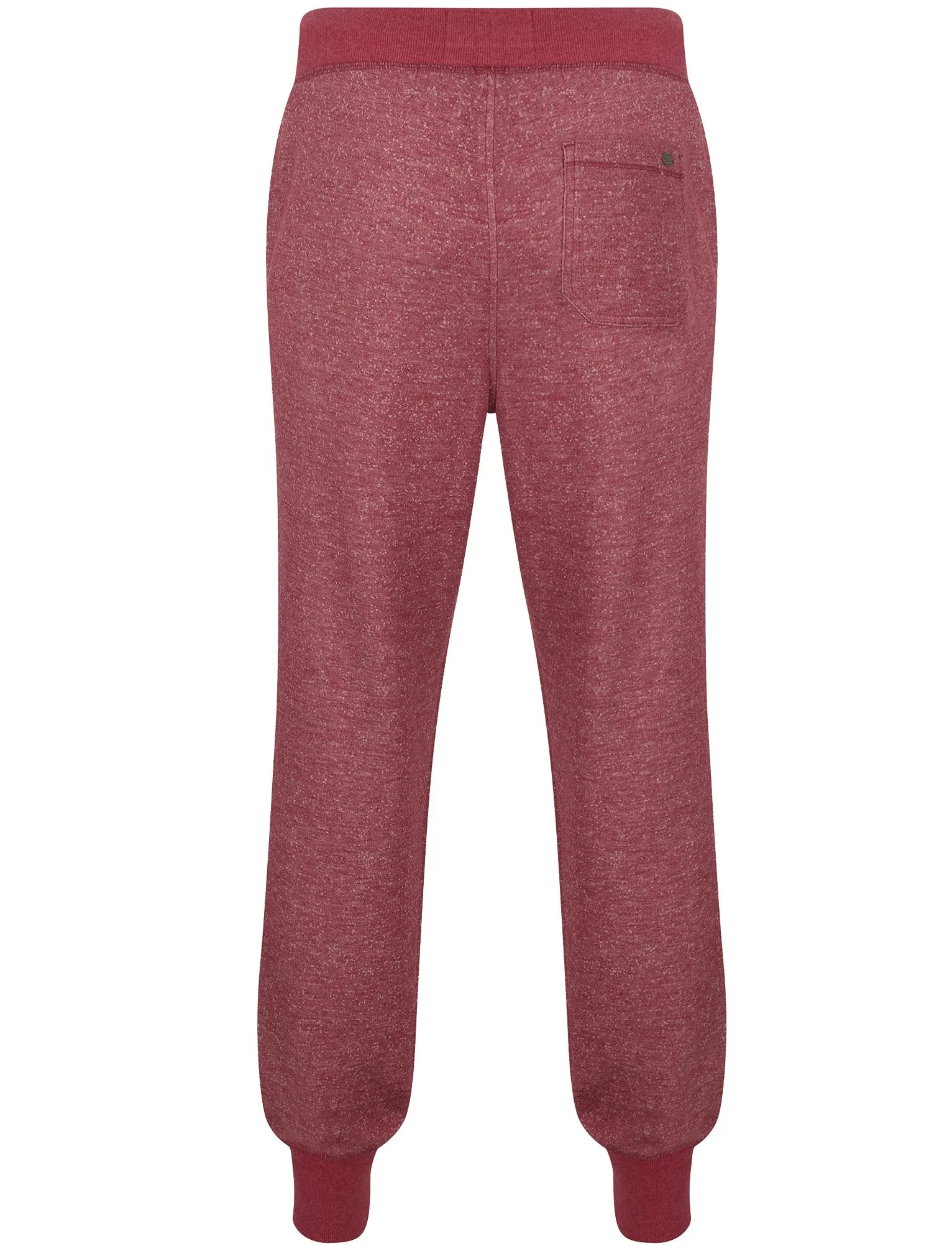 Pelican Bay Loop Back Fleece Cuffed Joggers In Bordeaux - Tokyo Laundry