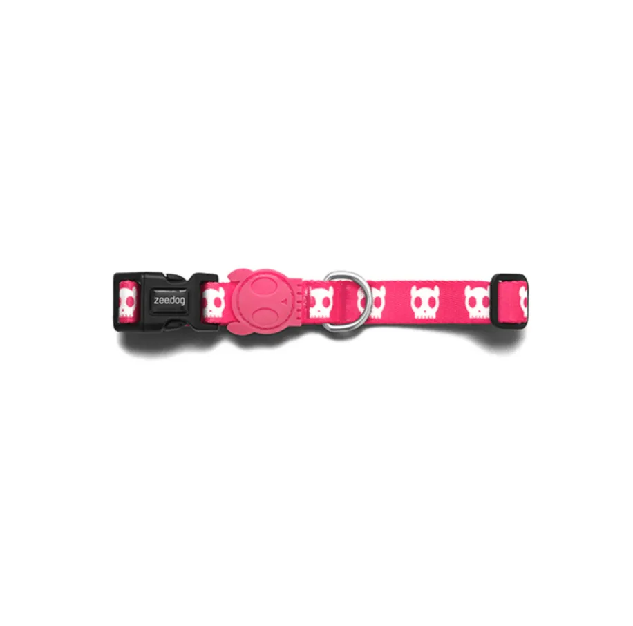 Pink Skull Collar