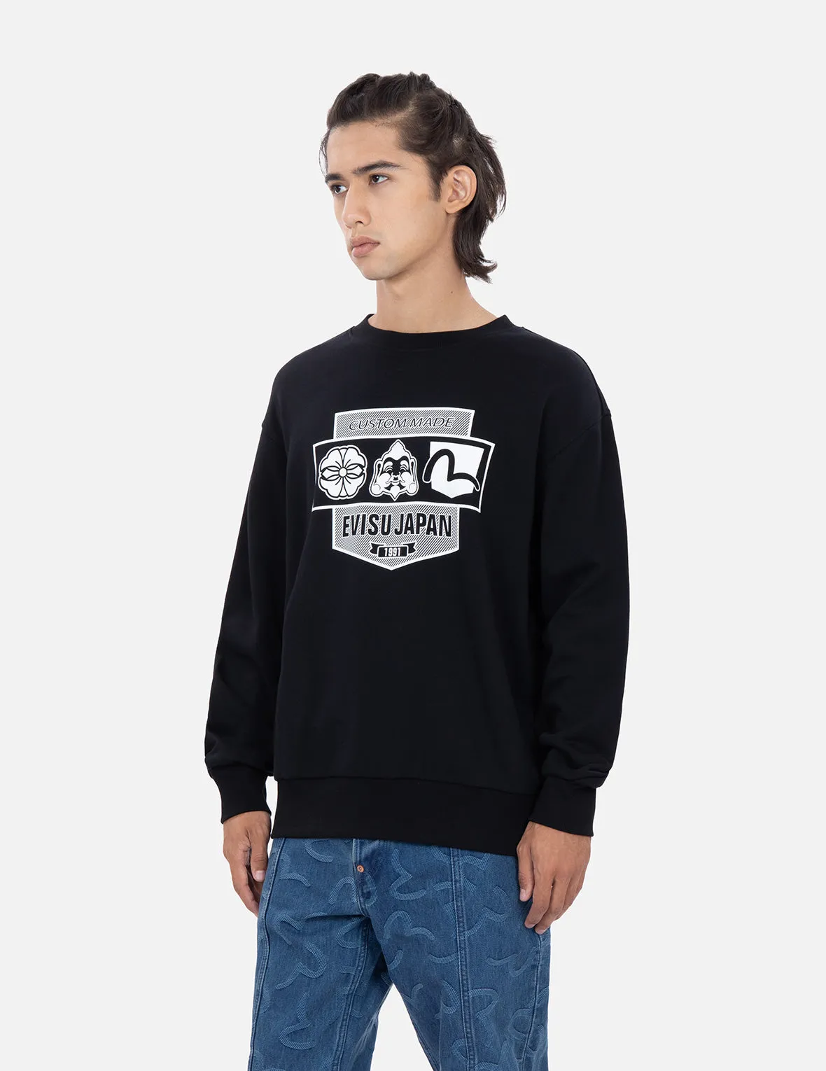 Pocket Graphic Print Sweatshirt