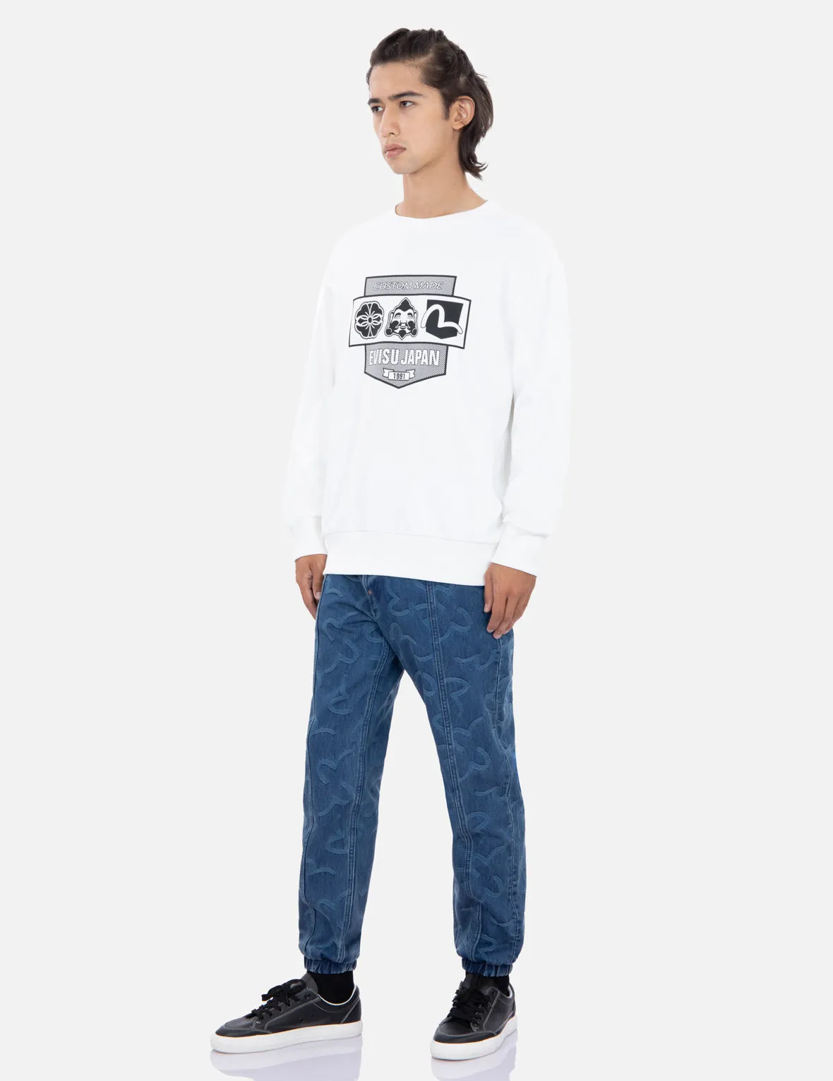 Pocket Graphic Print Sweatshirt