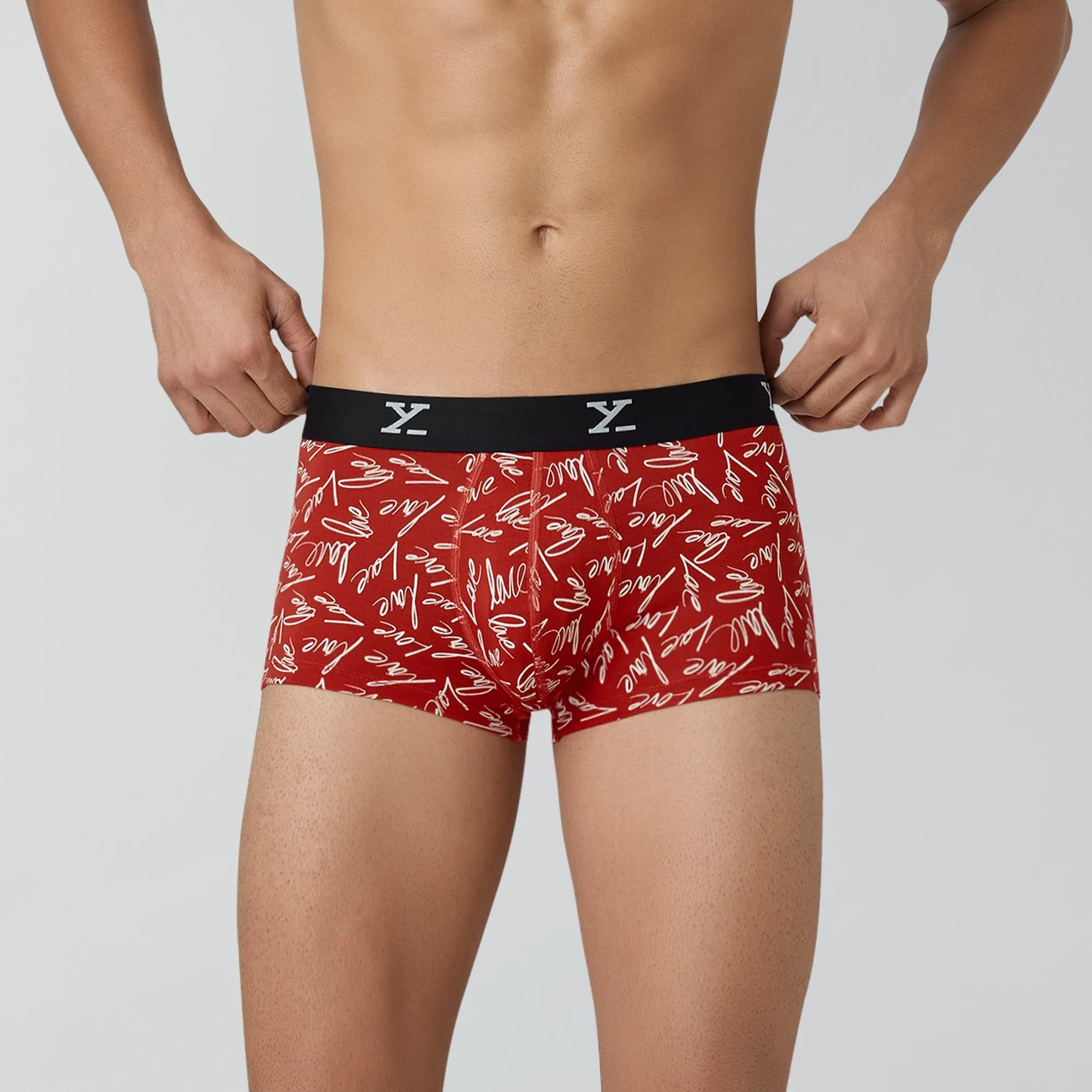 Prints For You Trunks Lovestruck Red