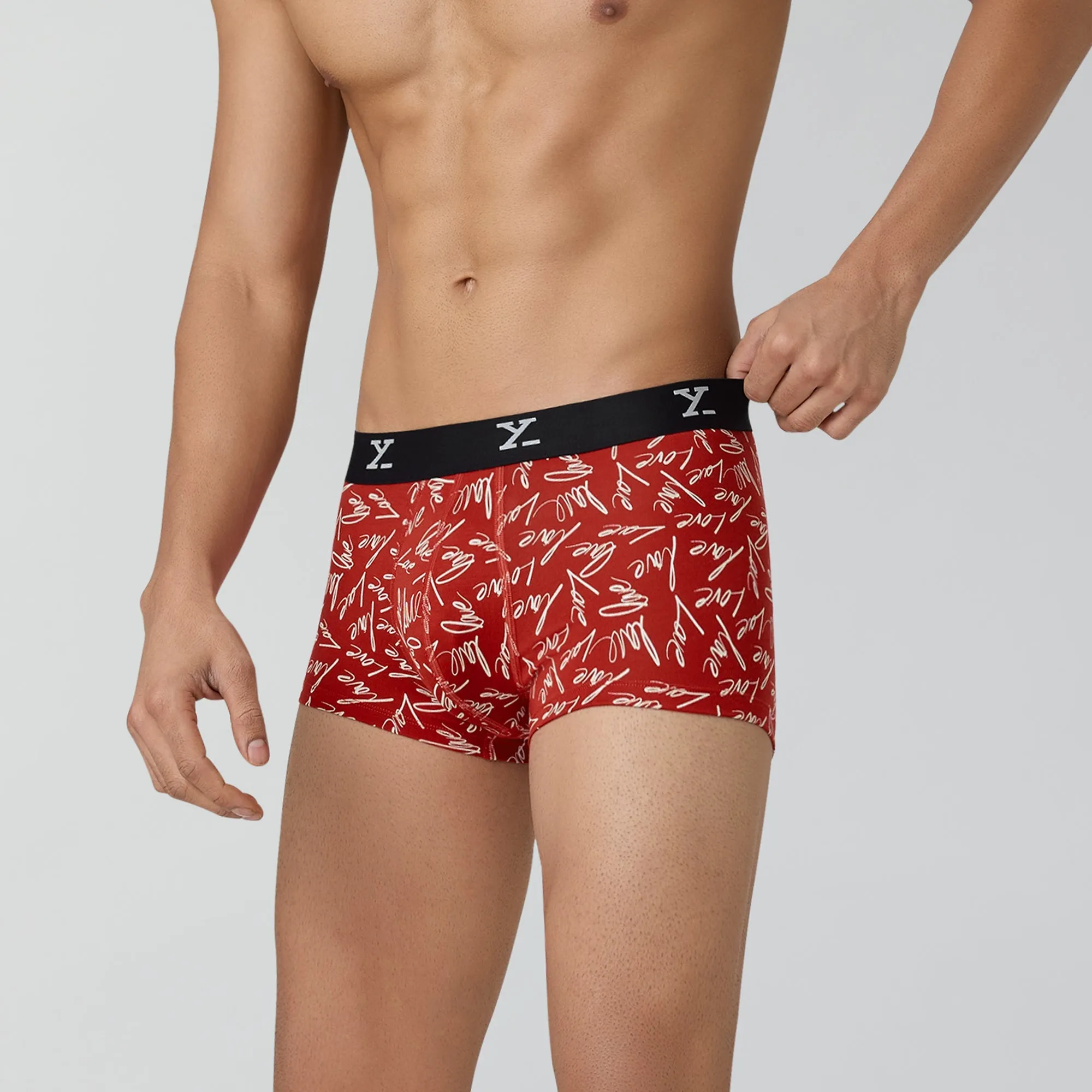 Prints For You Trunks Lovestruck Red