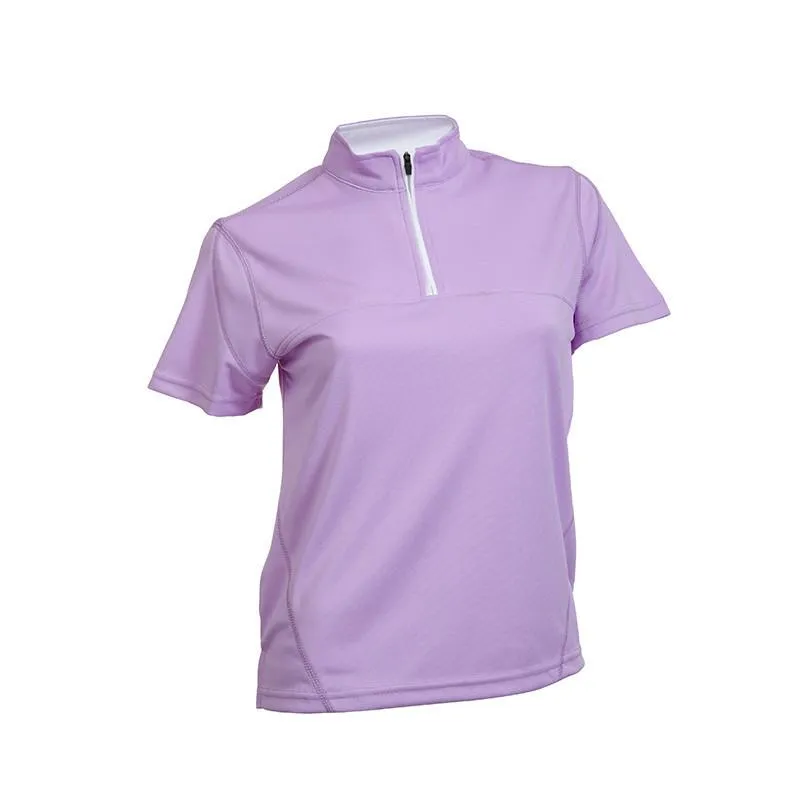 Quick Dry Female Mandarin Collar T-shirt