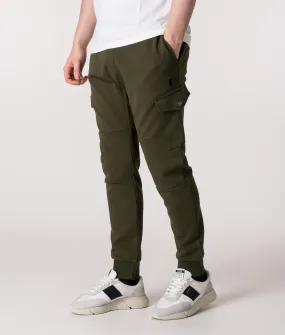 Regular Fit Double Knit Cargo Joggers