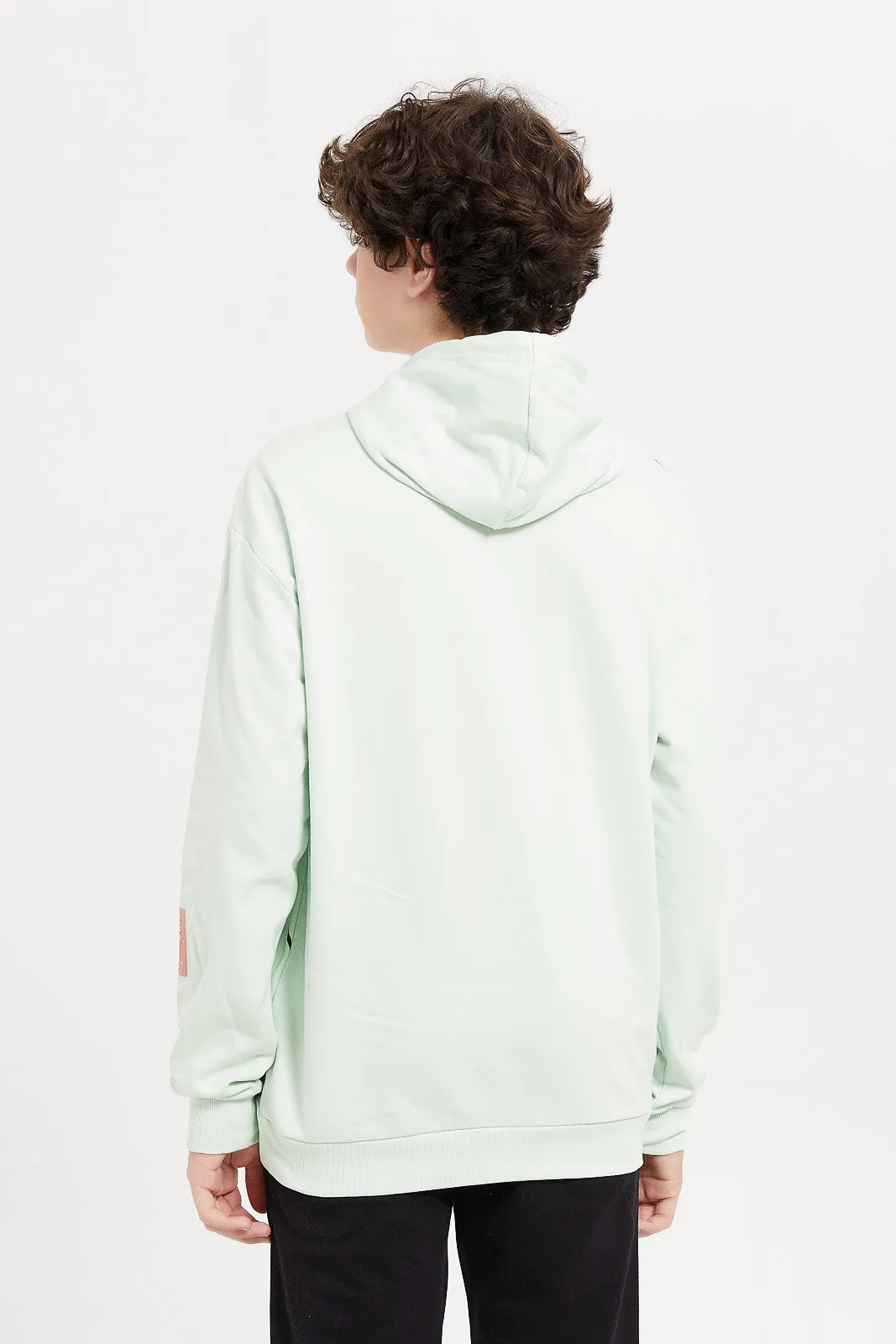 Senior Boys Mint One Piece Oversize Sweatshirt