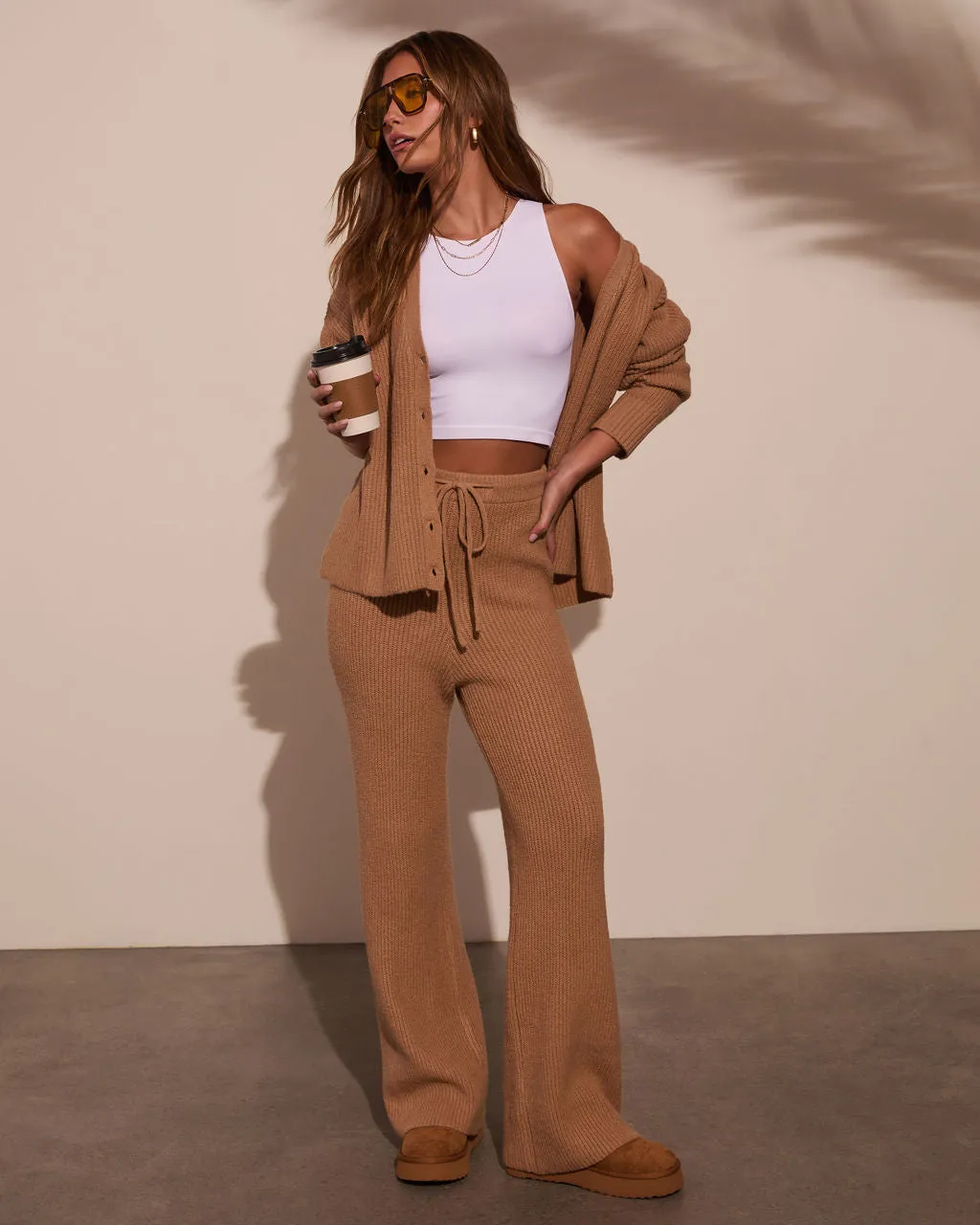 Sharna Ribbed Jogger Pants