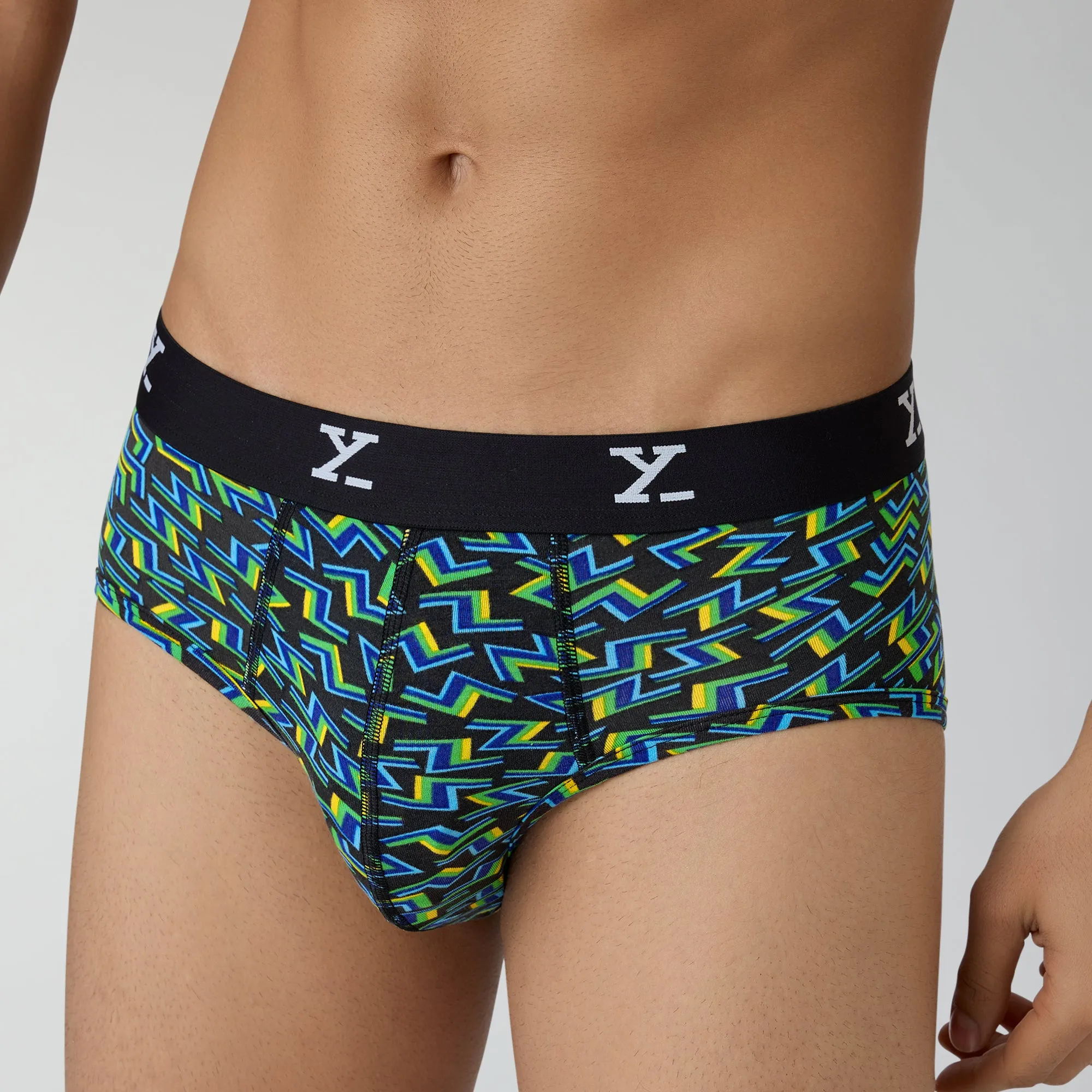 Shuffle Modal Briefs Bolt Green