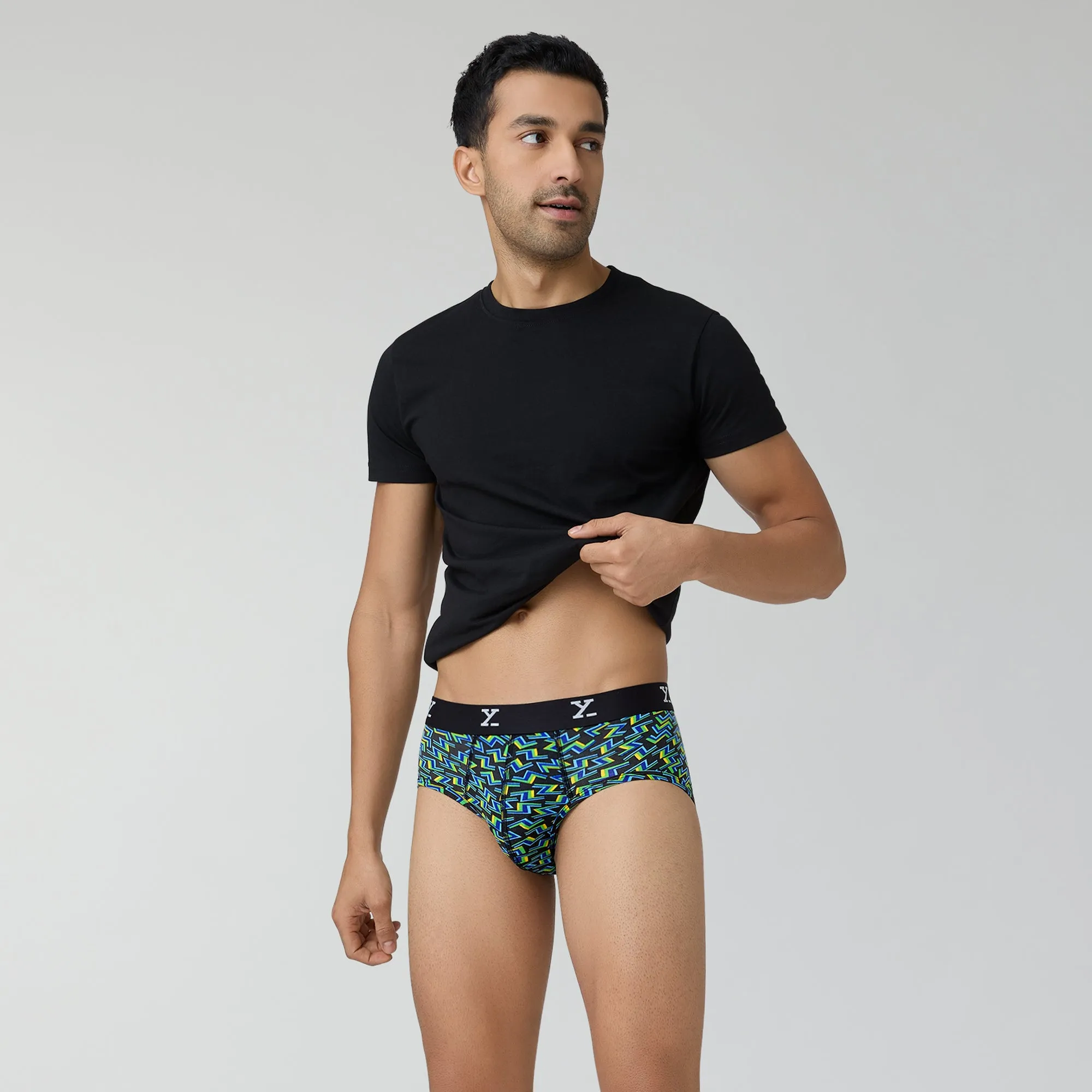 Shuffle Modal Briefs Bolt Green