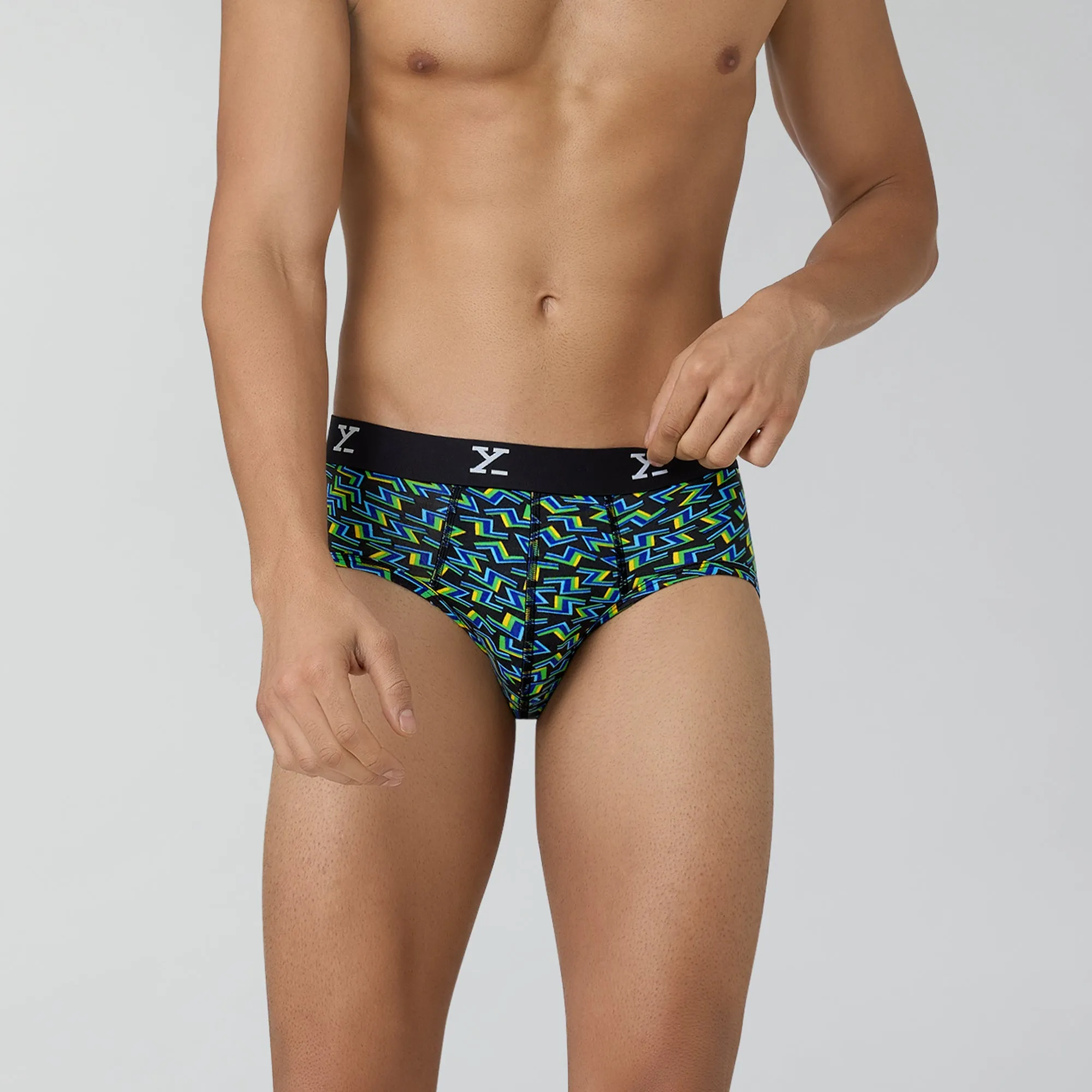 Shuffle Modal Briefs Bolt Green