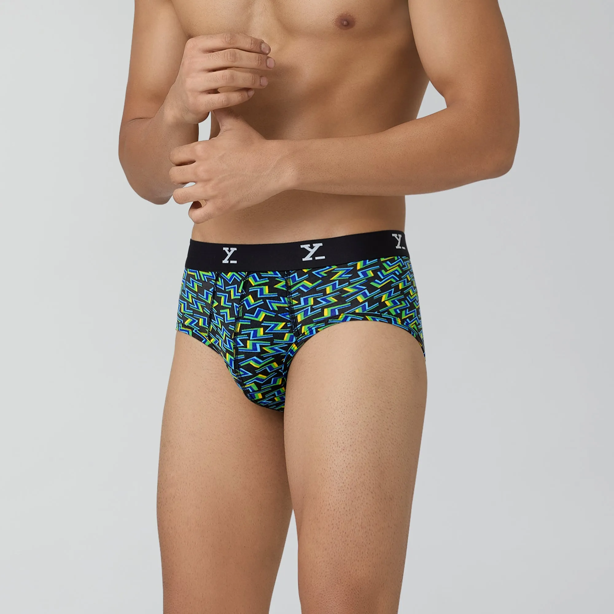 Shuffle Modal Briefs Bolt Green