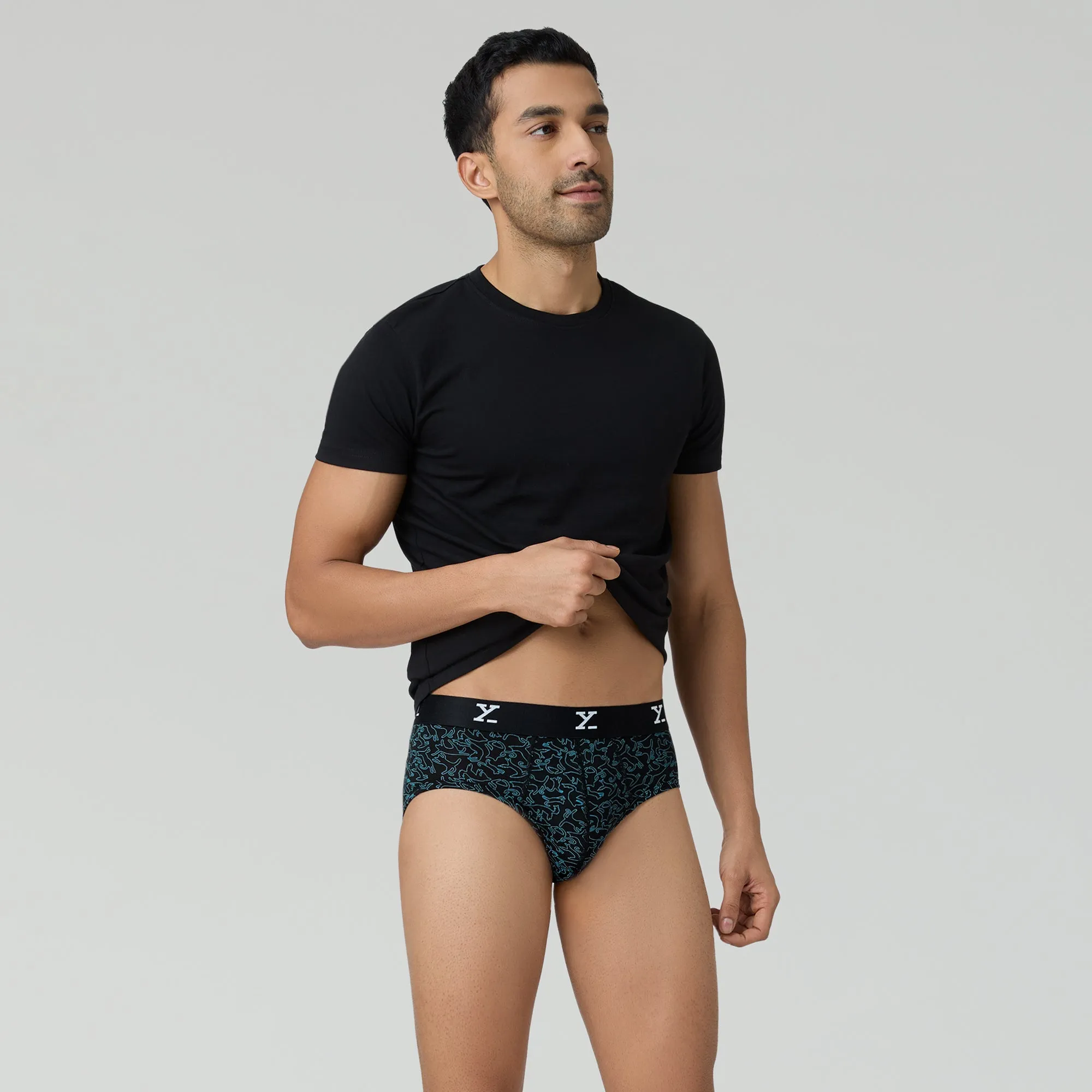 Shuffle Modal Briefs Yoga Black