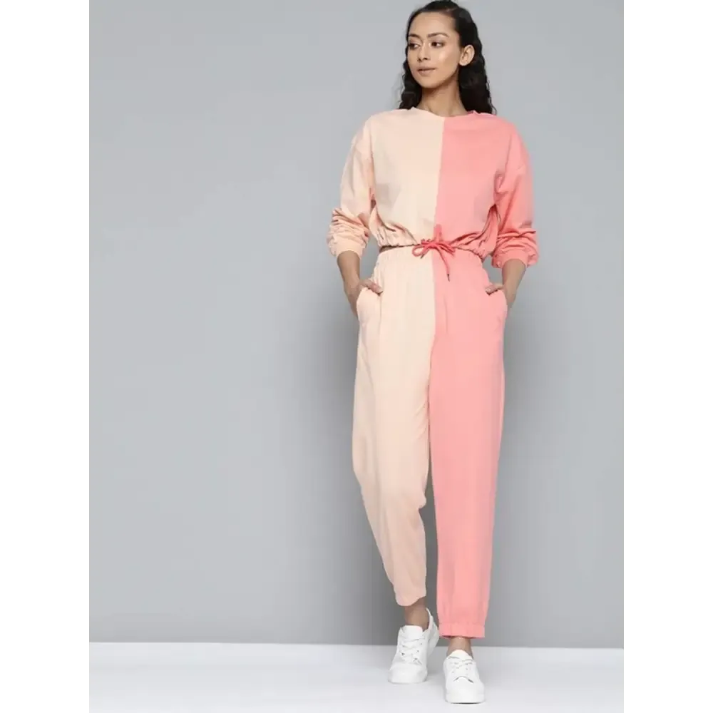 Sierra Women Peach- Coloured Pure Cotton Two Piece Set