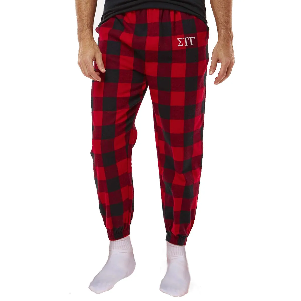 Sig Tau Flannel Joggers