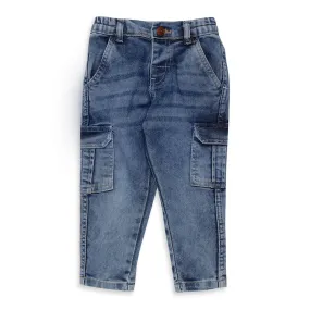 Signature Soft Jeans With Flap Pockets - Boys - Blue