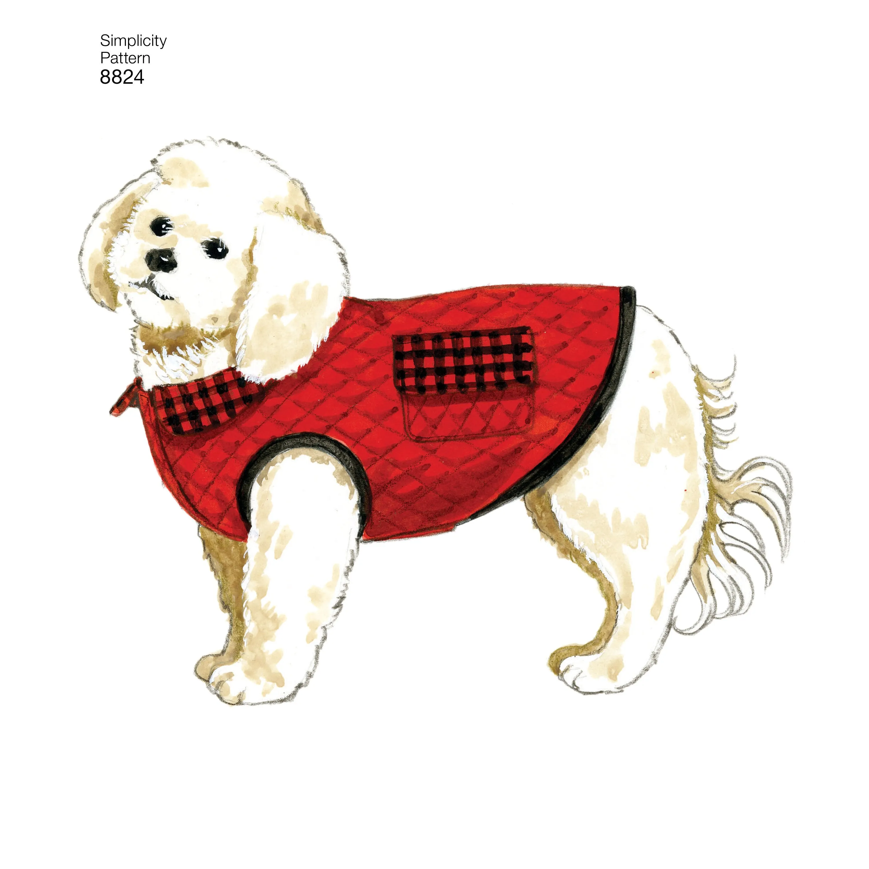 Simplicity Pattern 8824 dog coats