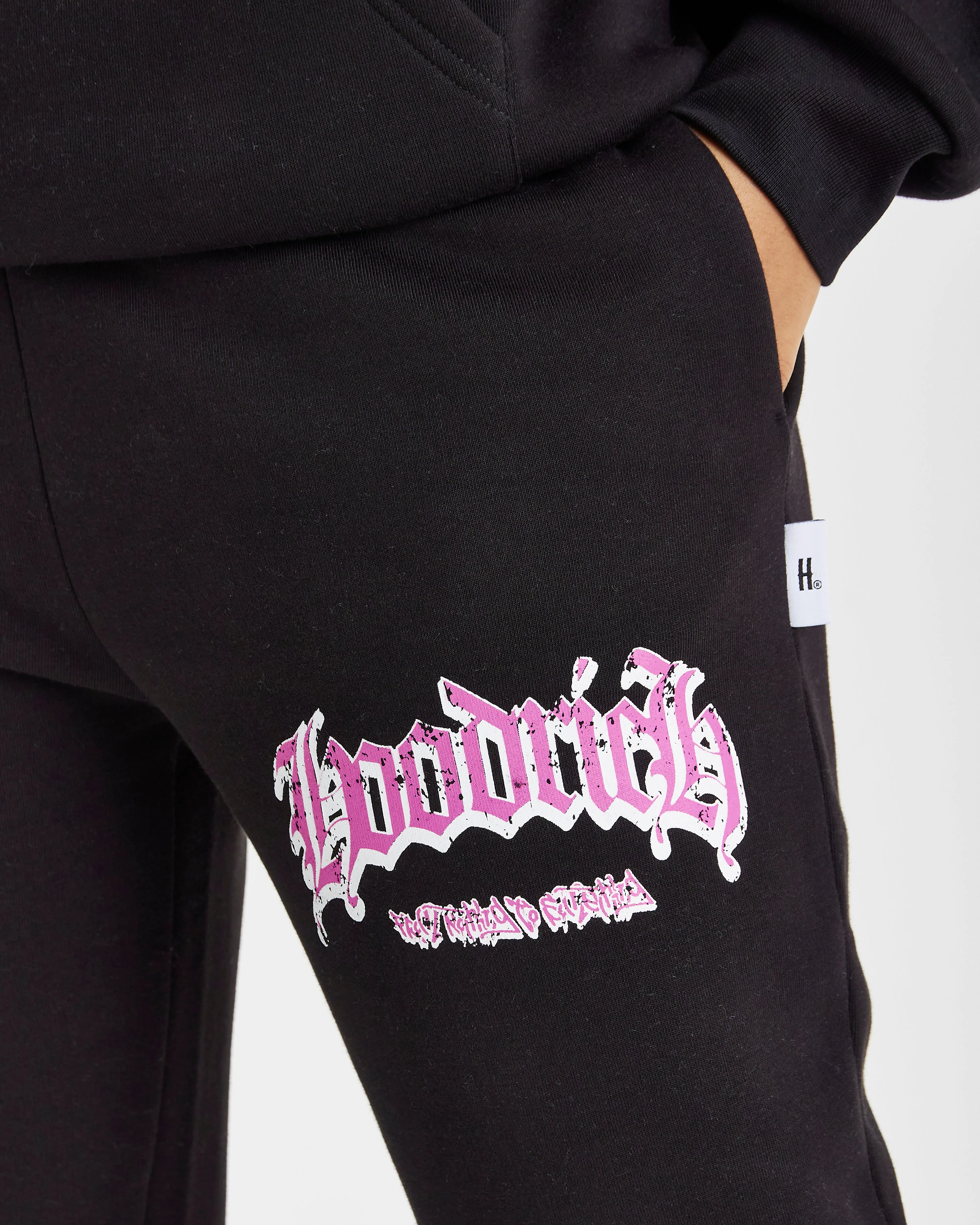 Sketch Money Joggers - Black/White/Pink