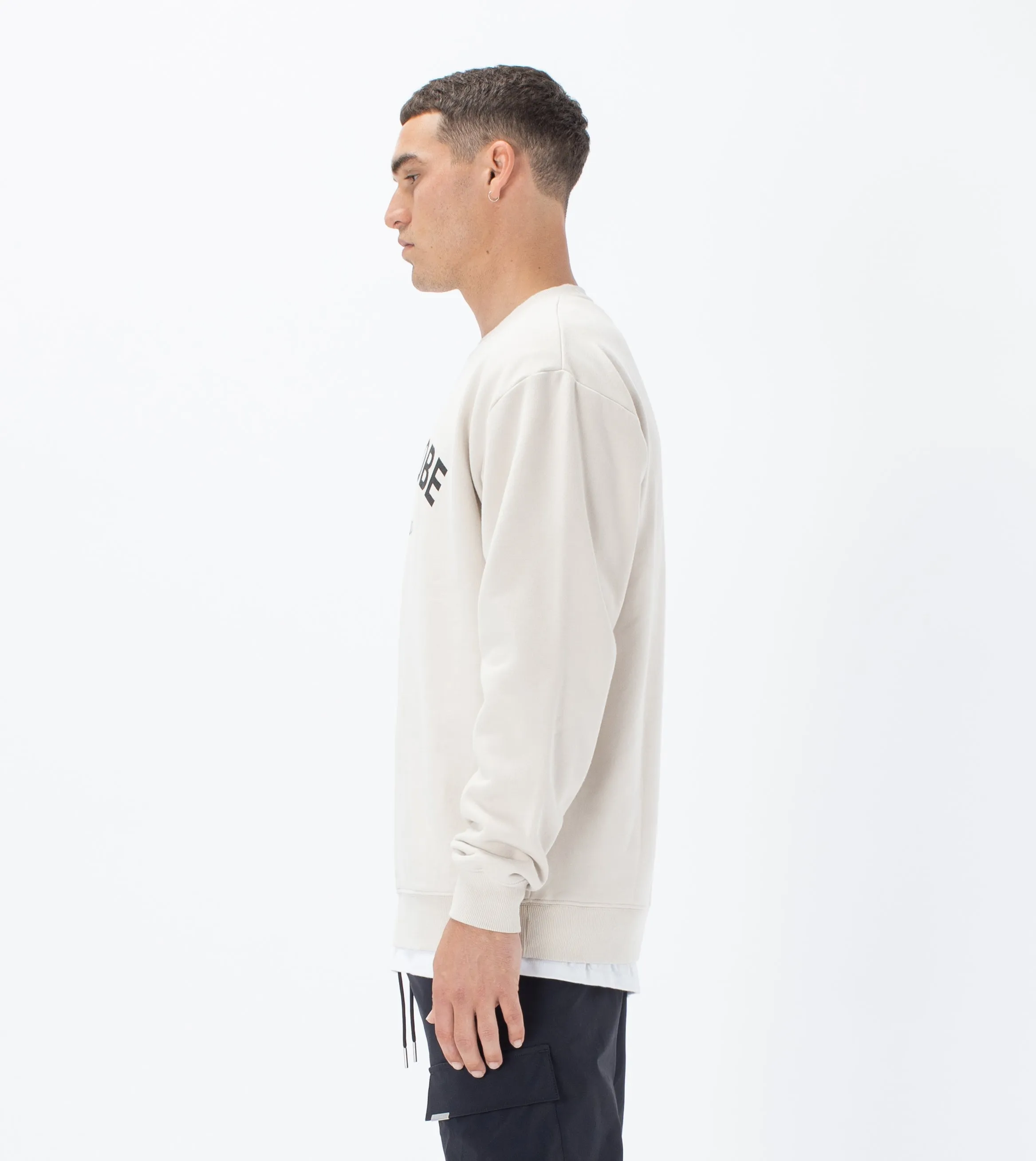 Studios Lowgo Crew Sweat Beige