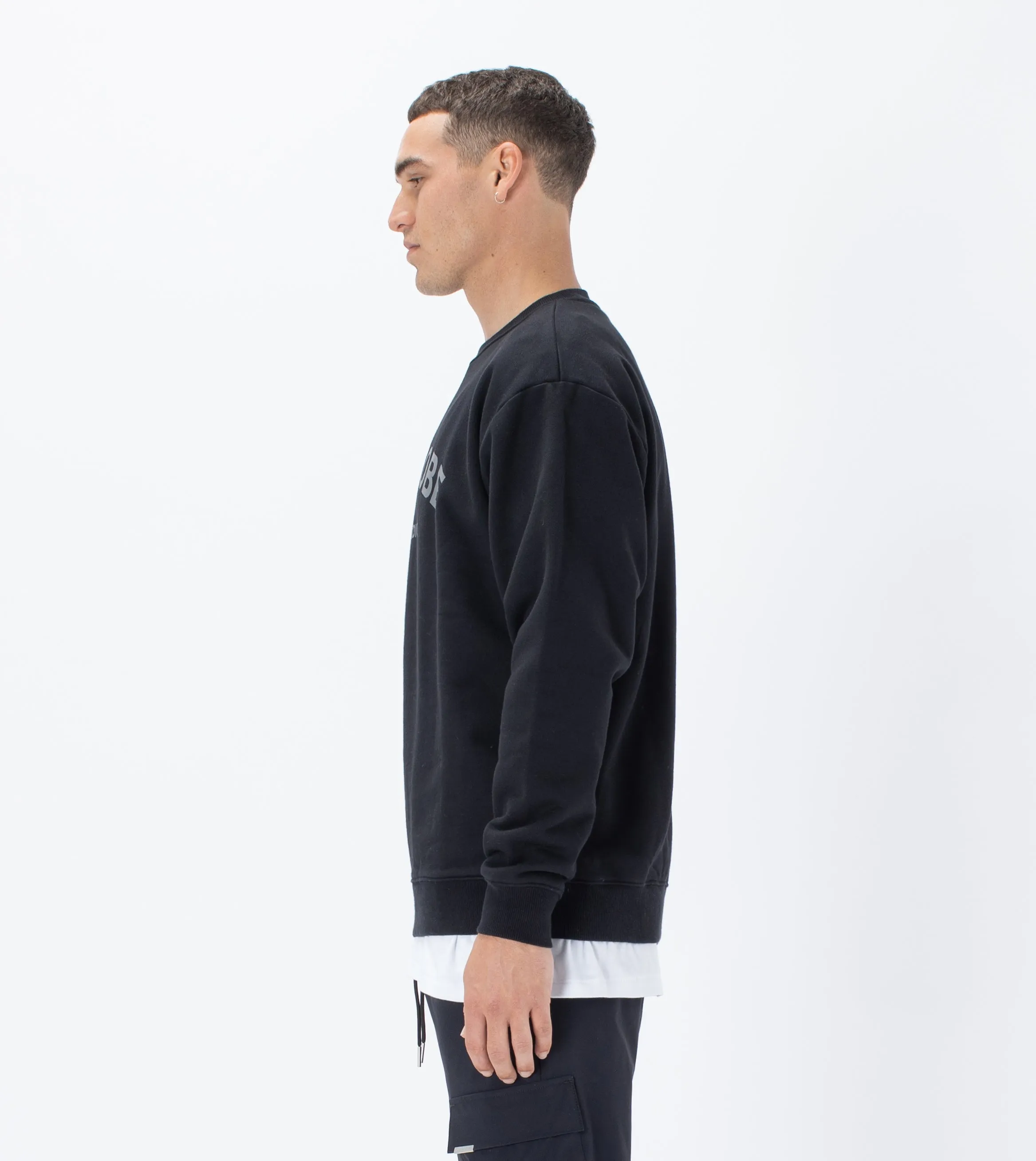 Studios Lowgo Crew Sweat Black