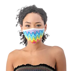 SUMMER RAINBOW PREMIUM SILVER-ION REUSABLE FACE MASK