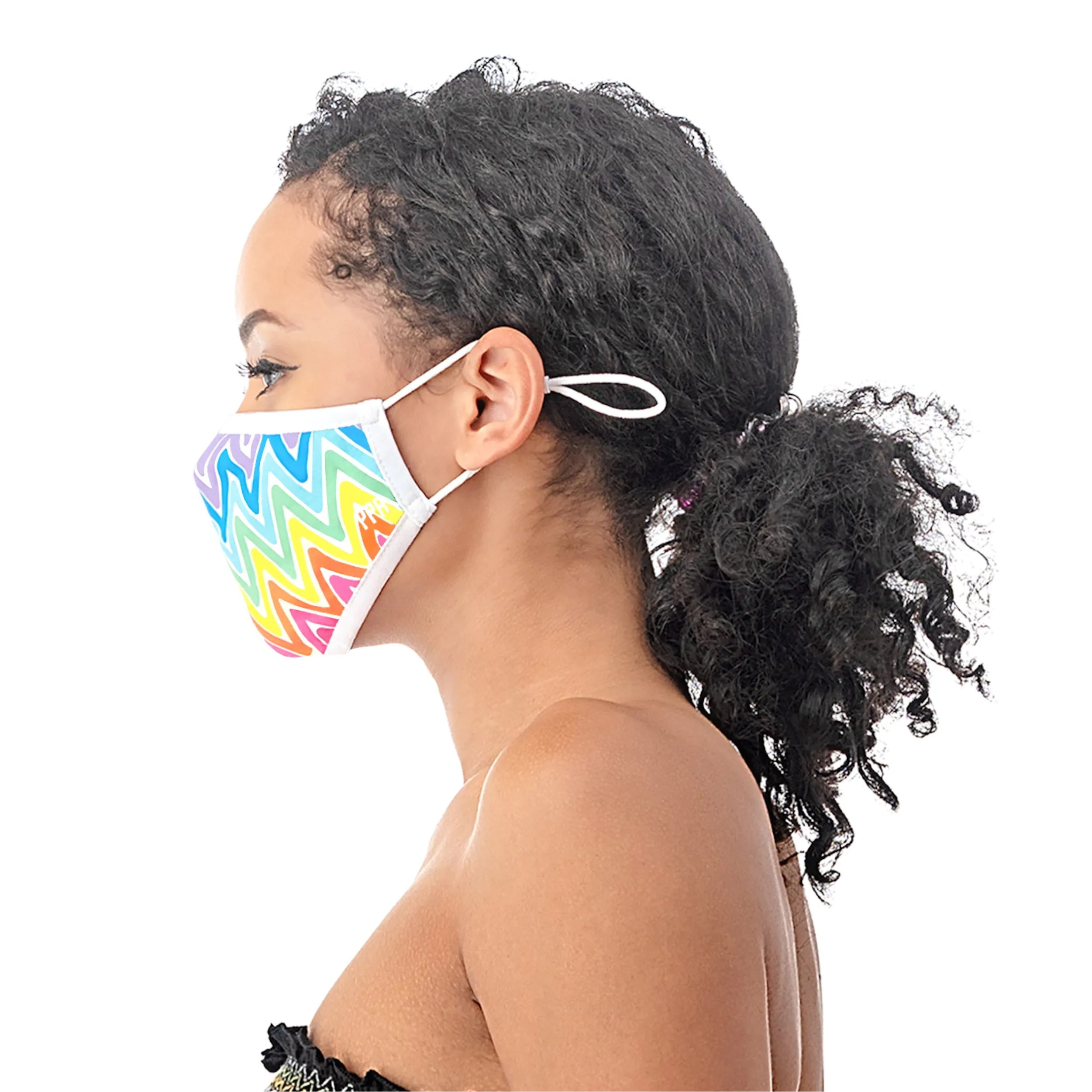 SUMMER RAINBOW PREMIUM SILVER-ION REUSABLE FACE MASK