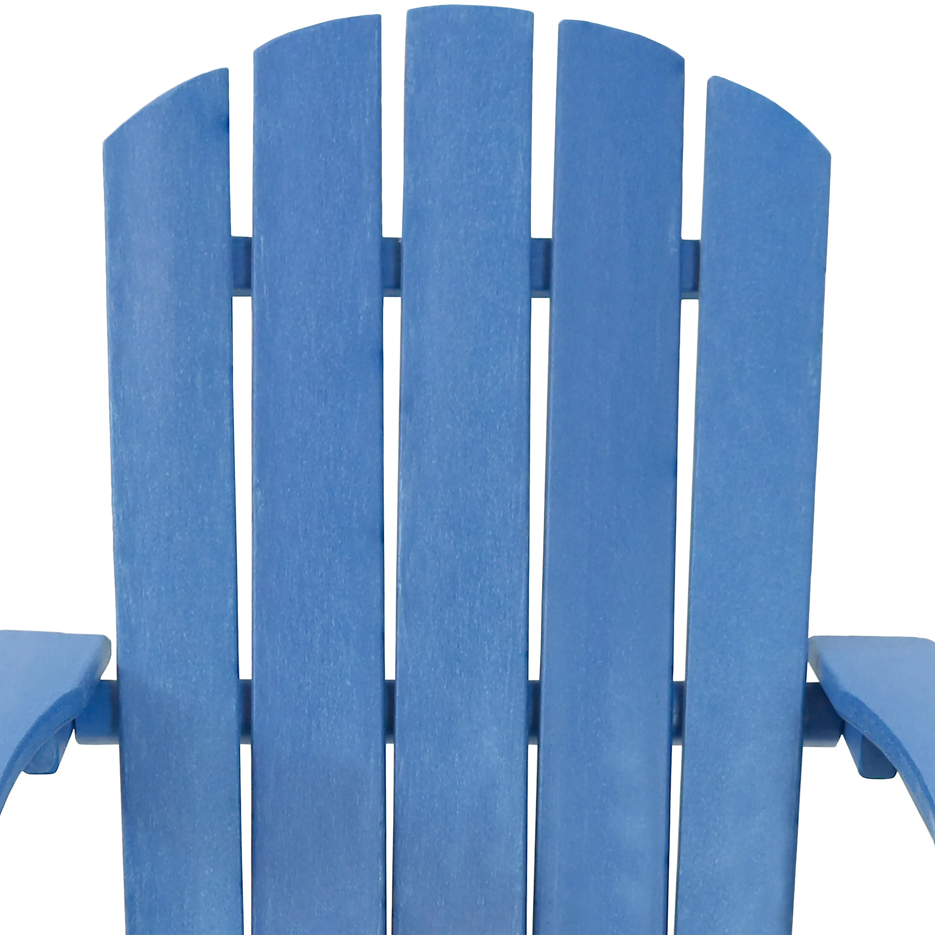 Sunnydaze All-Weather 2-Tone Outdoor Adirondack Chair with Cup Holder