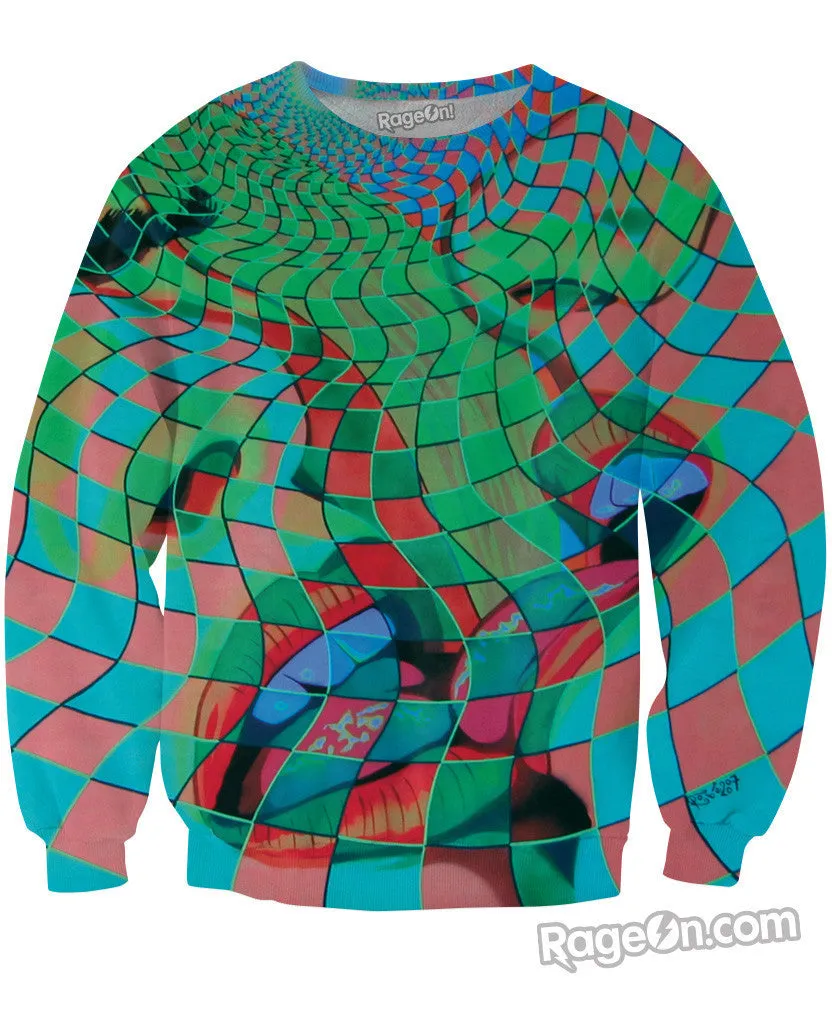 Surfin on Sunbeams Crewneck Sweatshirt