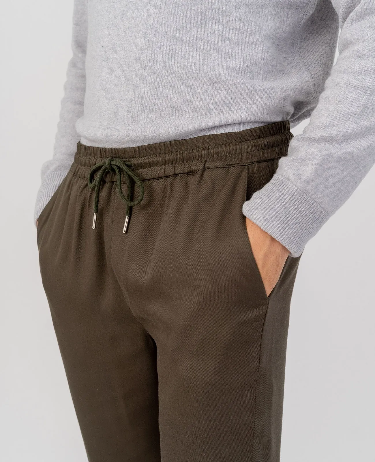 Tencel Drawstring Pant