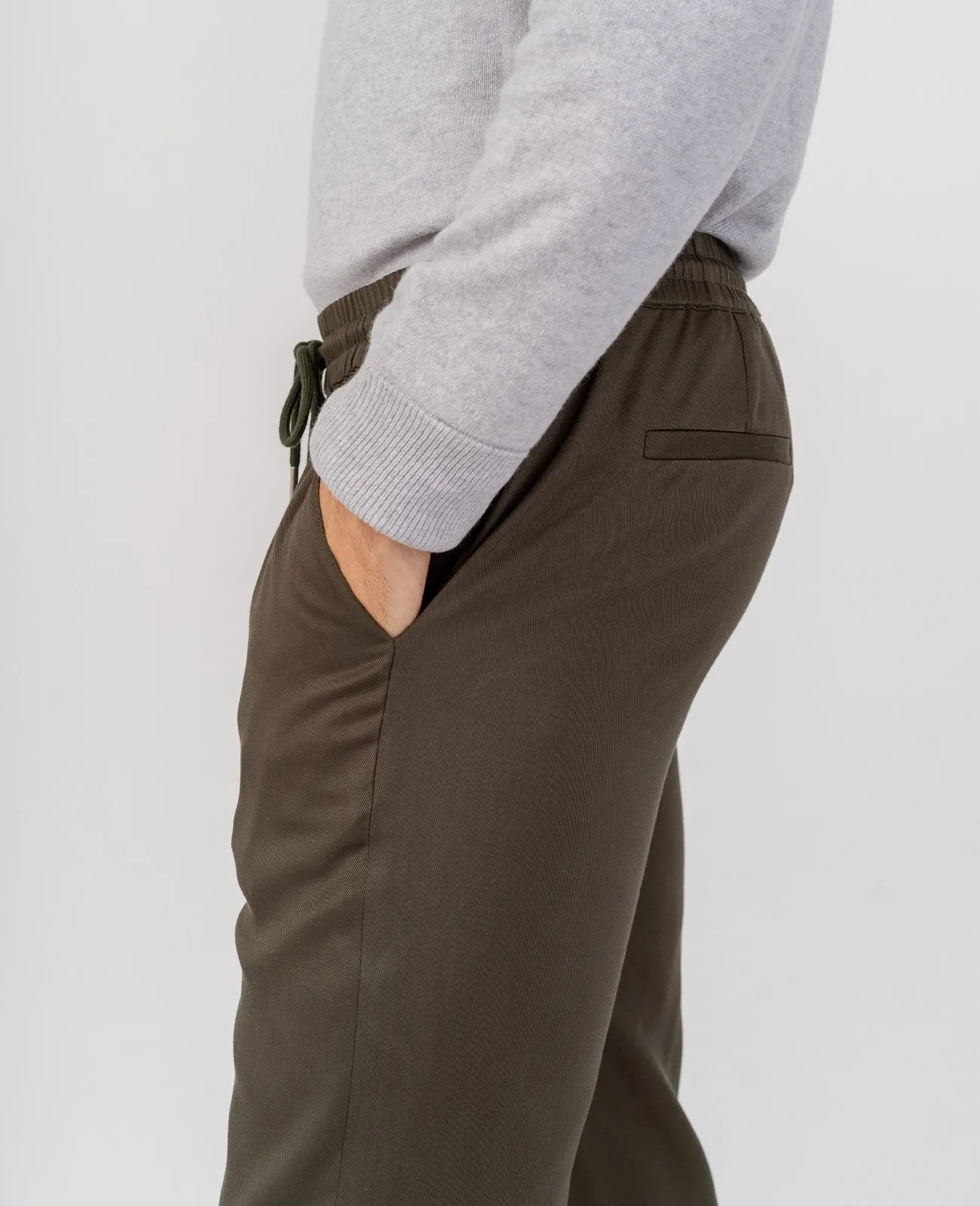 Tencel Drawstring Pant