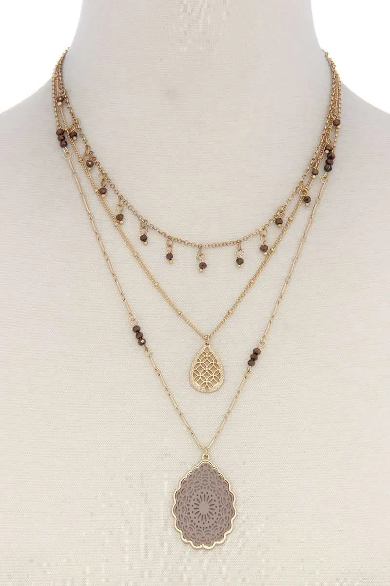 Three Layer Fashion Necklace