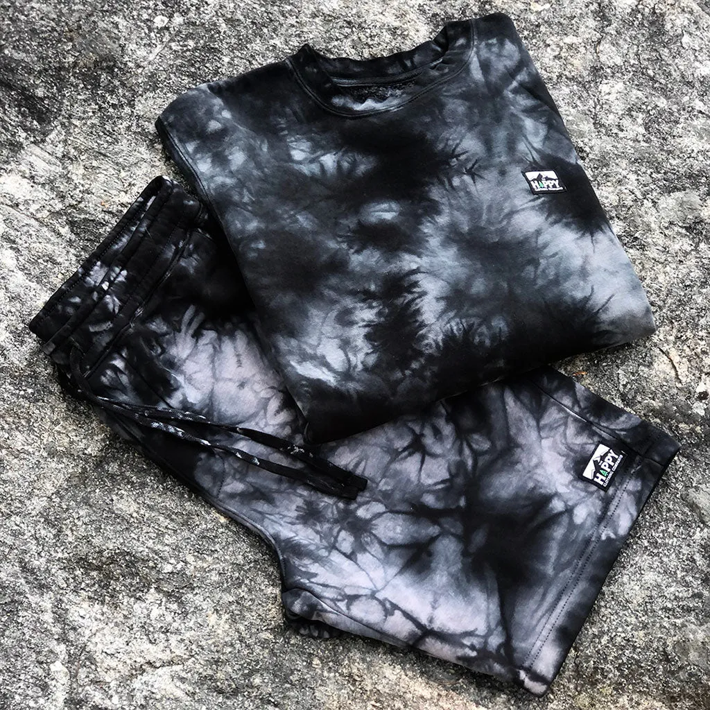 Tie-Dyed Crew Sweatsuit w / Shorts | 🌌 Space Edition |