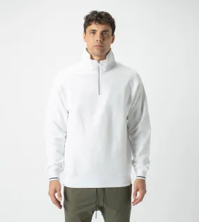 Track Zip Sweat White