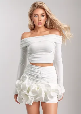 Trina Ruffled Mini Skirt