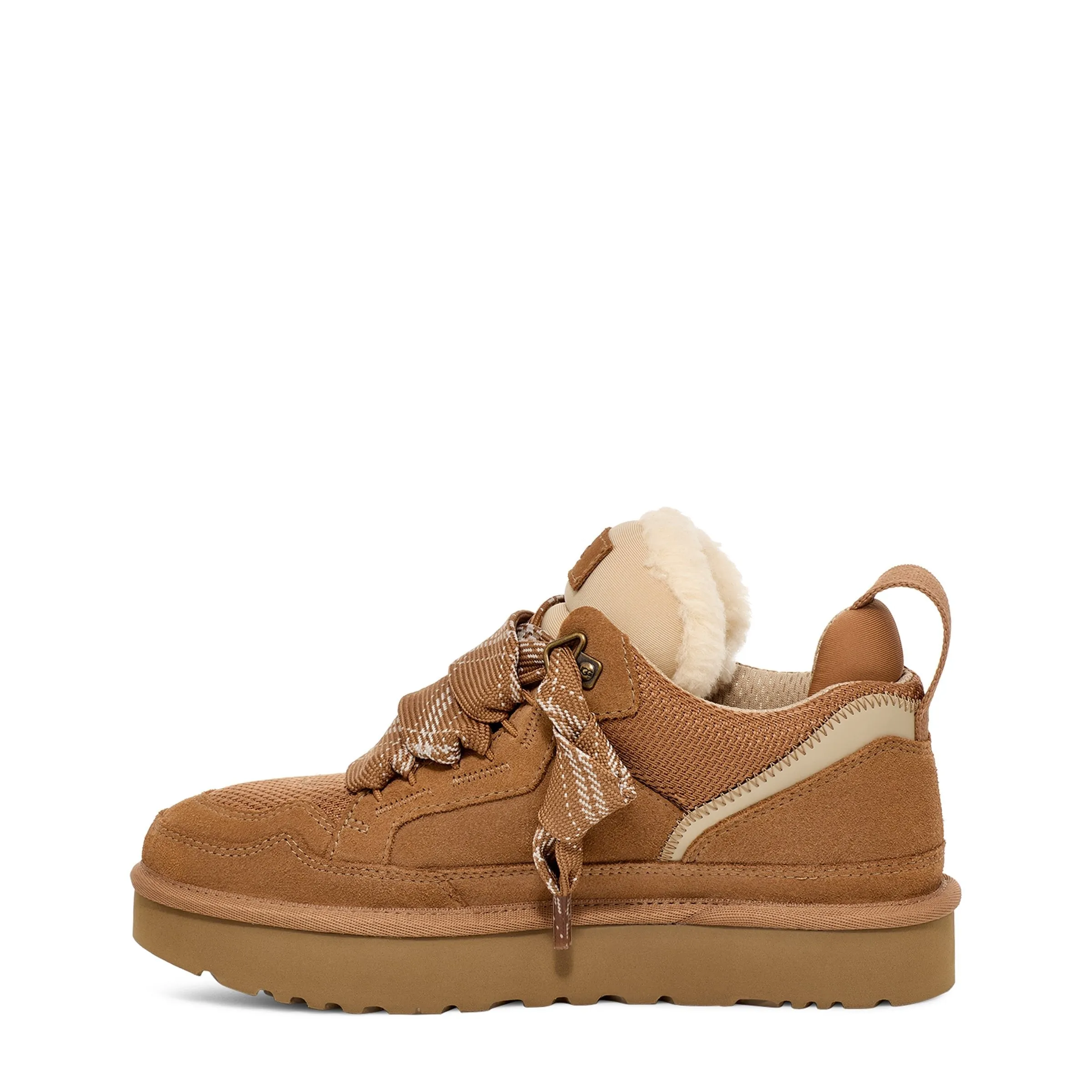 UGG Women's Lowmel Sneaker Chestnut Bundle Includes Jason Markk Repel   UGG Leda Sock