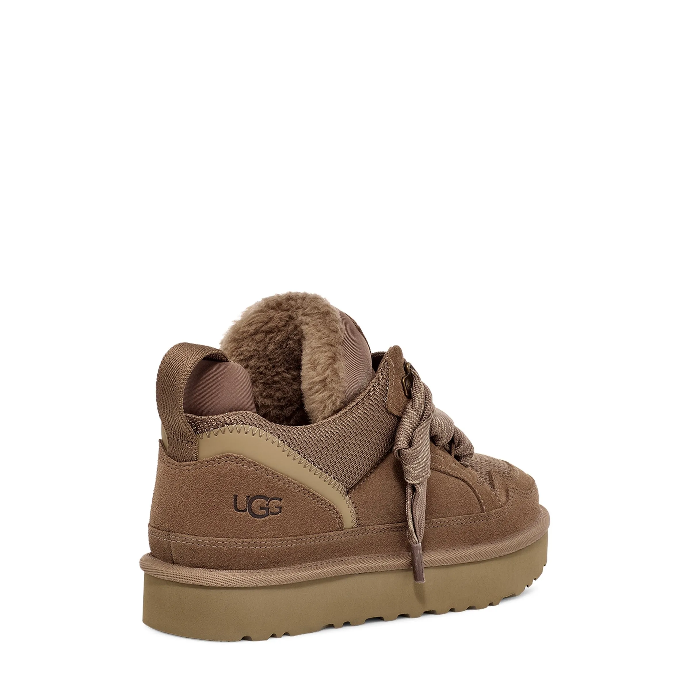 UGG Women's Lowmel Sneaker Hickory Bundle Includes Jason Markk Repel   UGG Clean & Conditioner   UGG Leda Cozy Sock