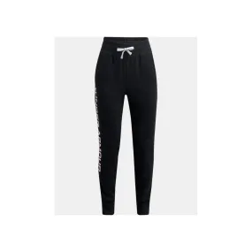 Under Armour Girls UA Rival Fleece Joggers Black White