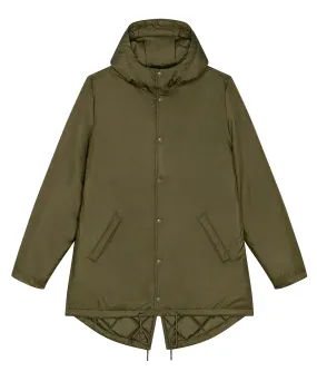 Unisex padded parka jacket (STJU841) | British Khaki