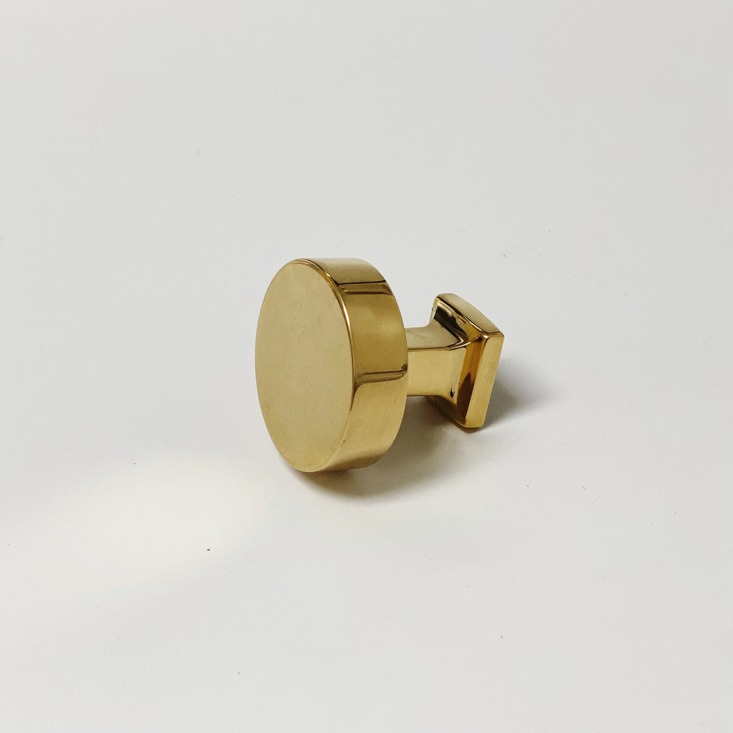 Unlacquered Brass "Neal" Cabinet Knobs and Pulls Cabinet Hardware