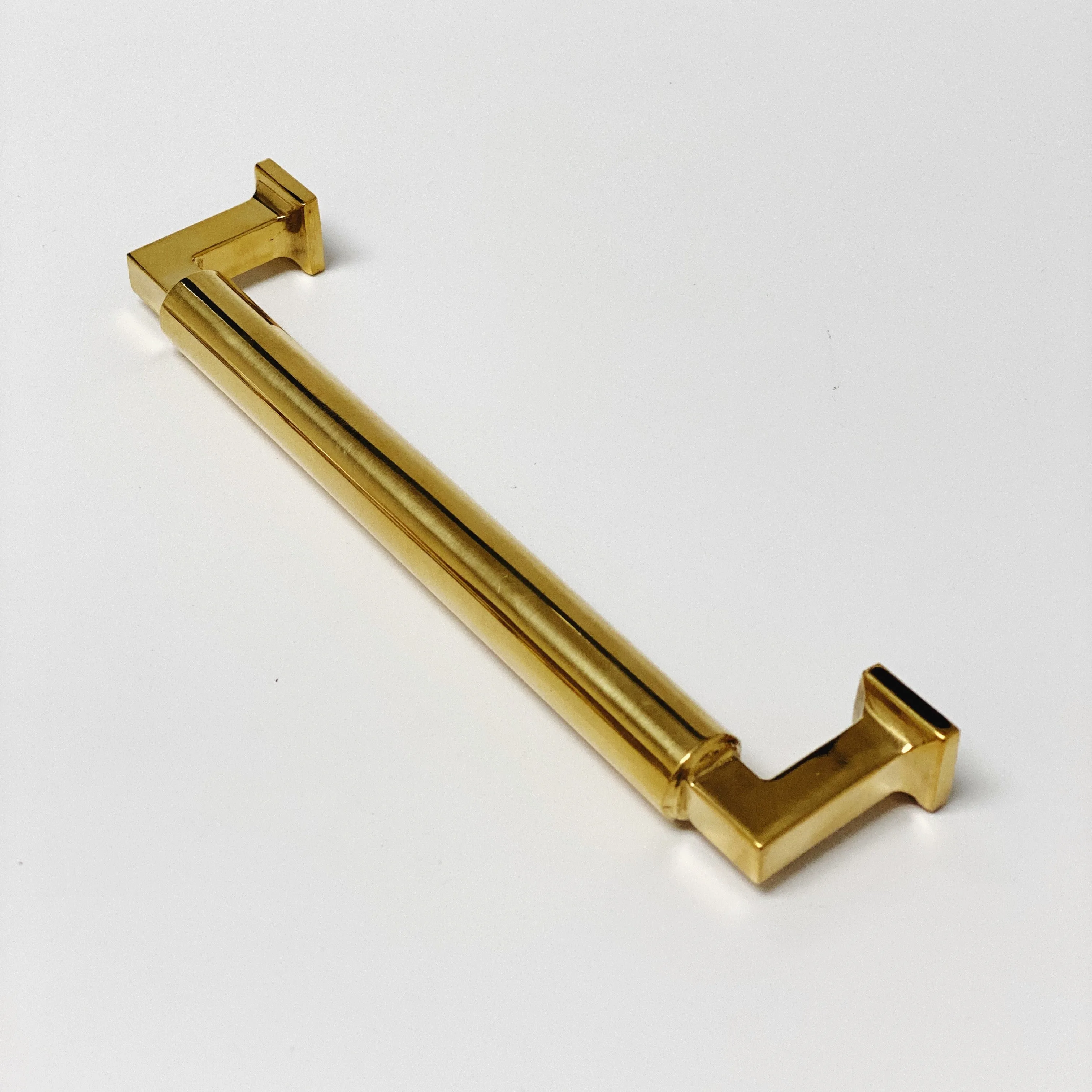 Unlacquered Brass "Neal" Cabinet Knobs and Pulls Cabinet Hardware