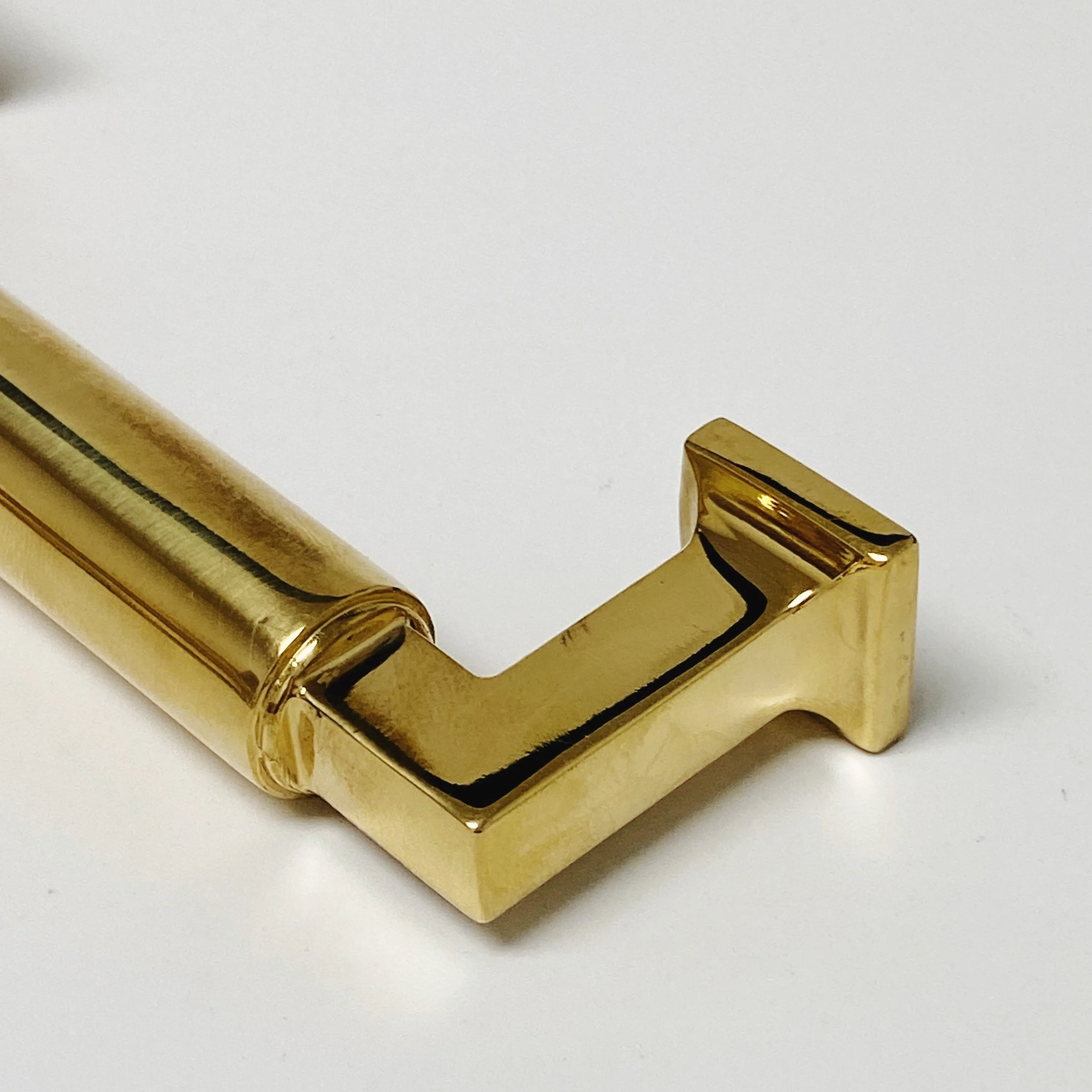 Unlacquered Brass "Neal" Cabinet Knobs and Pulls Cabinet Hardware