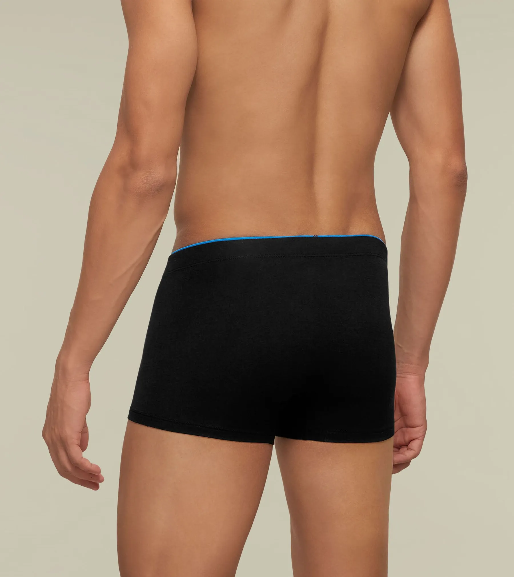 Uno Modal Trunks Pack of 3 (Blue, Black, Light Grey)