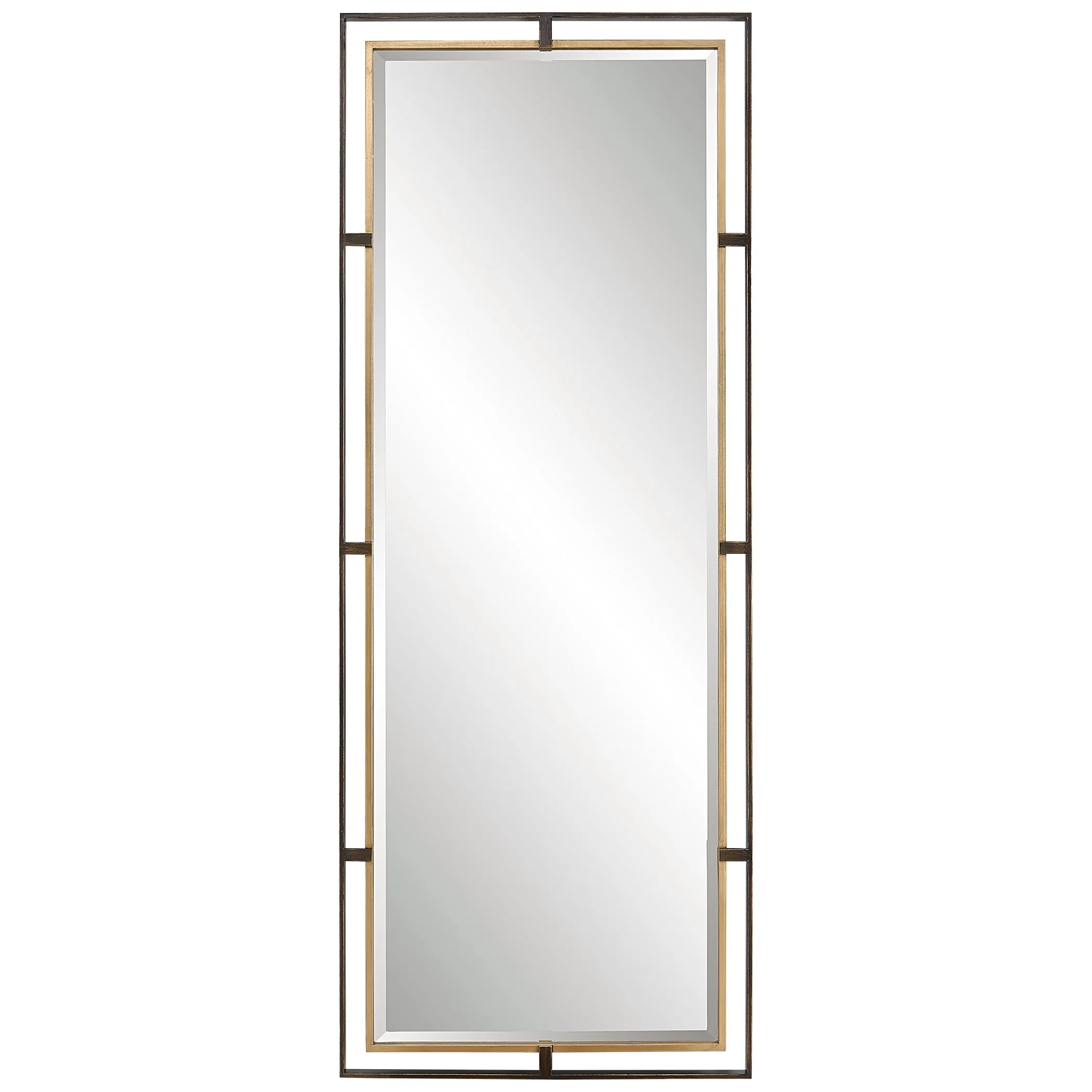 Uttermost Carrizo Tall Bronze & Gold Mirror