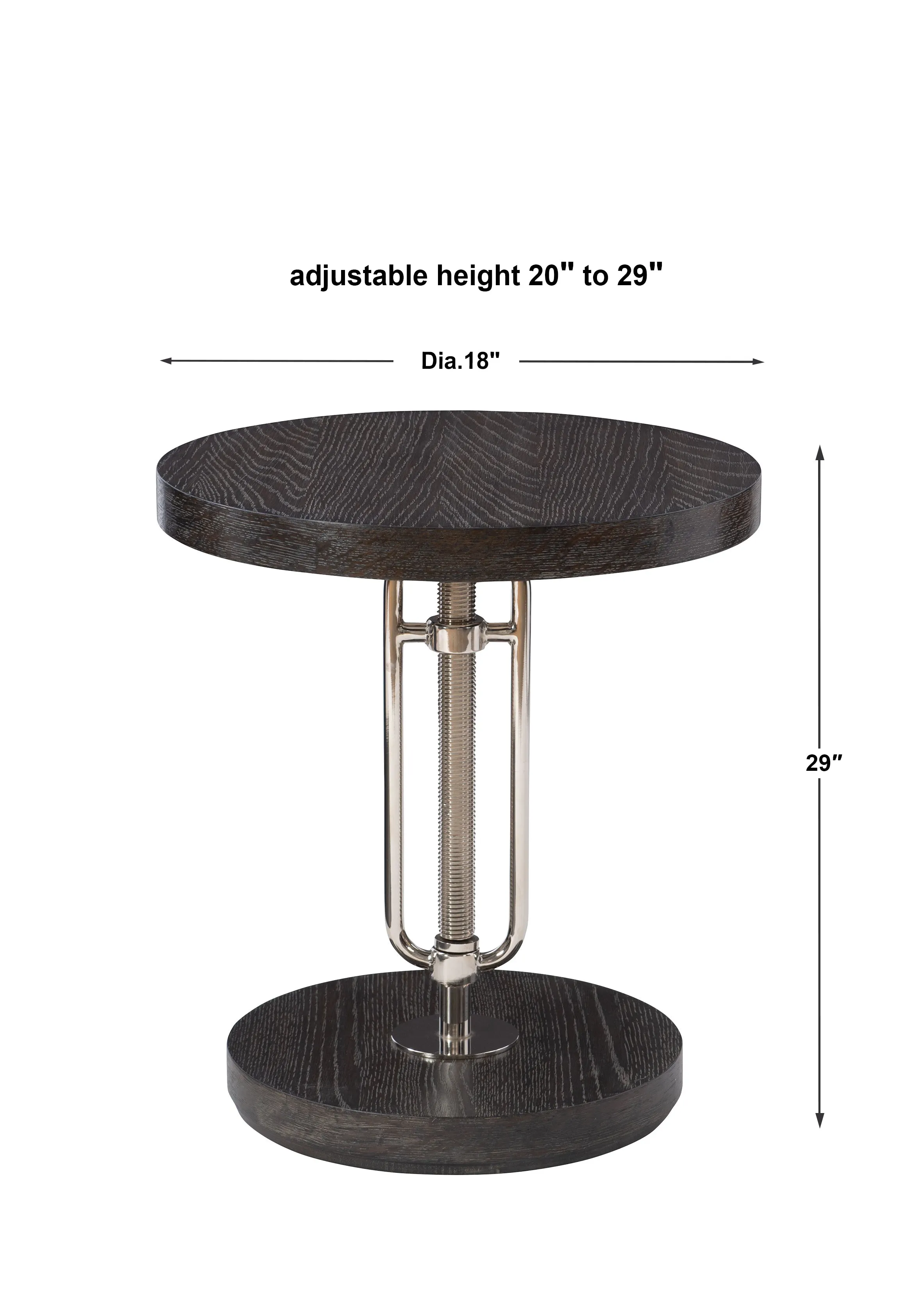 Uttermost Emilian Adjustable Accent Table