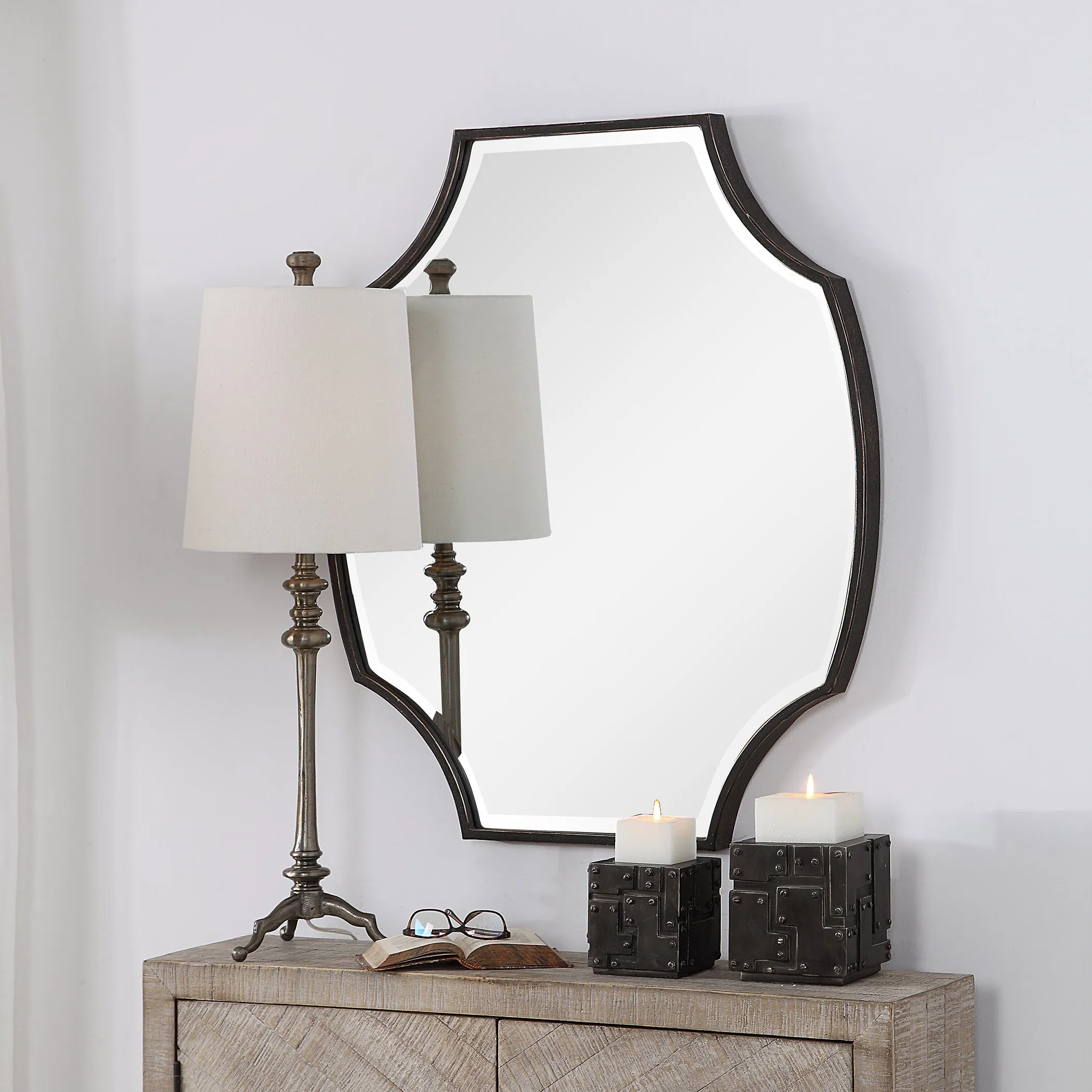 Uttermost Ulalia Scalloped Mirror