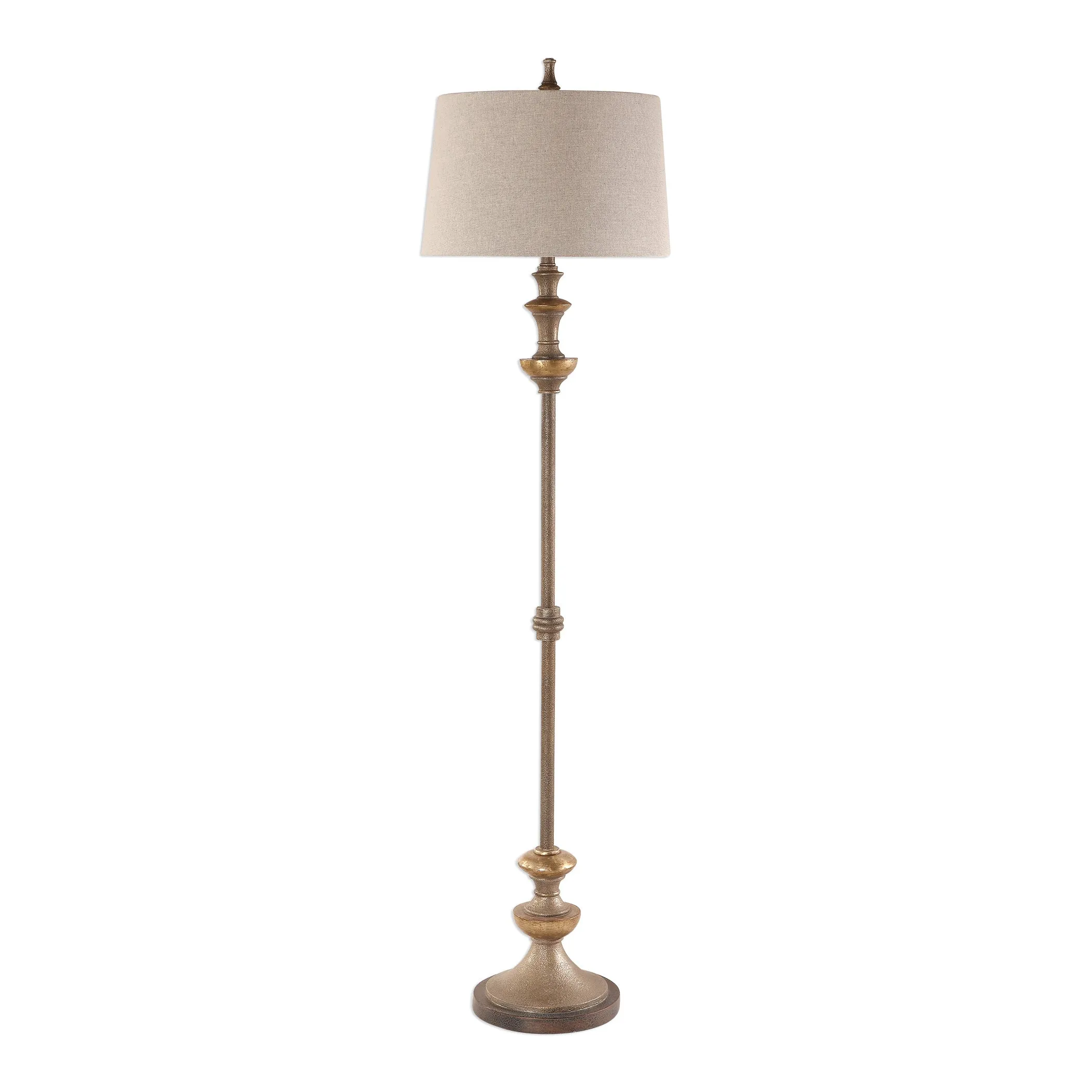 Uttermost Vetralla Silver Bronze Floor Lamp