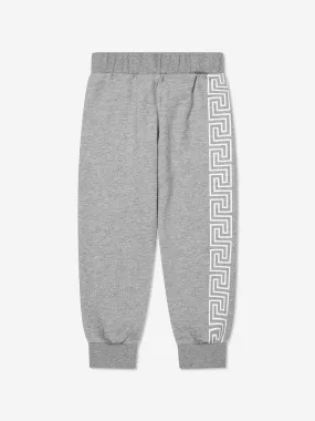 Versace Boys Logo Joggers in Grey