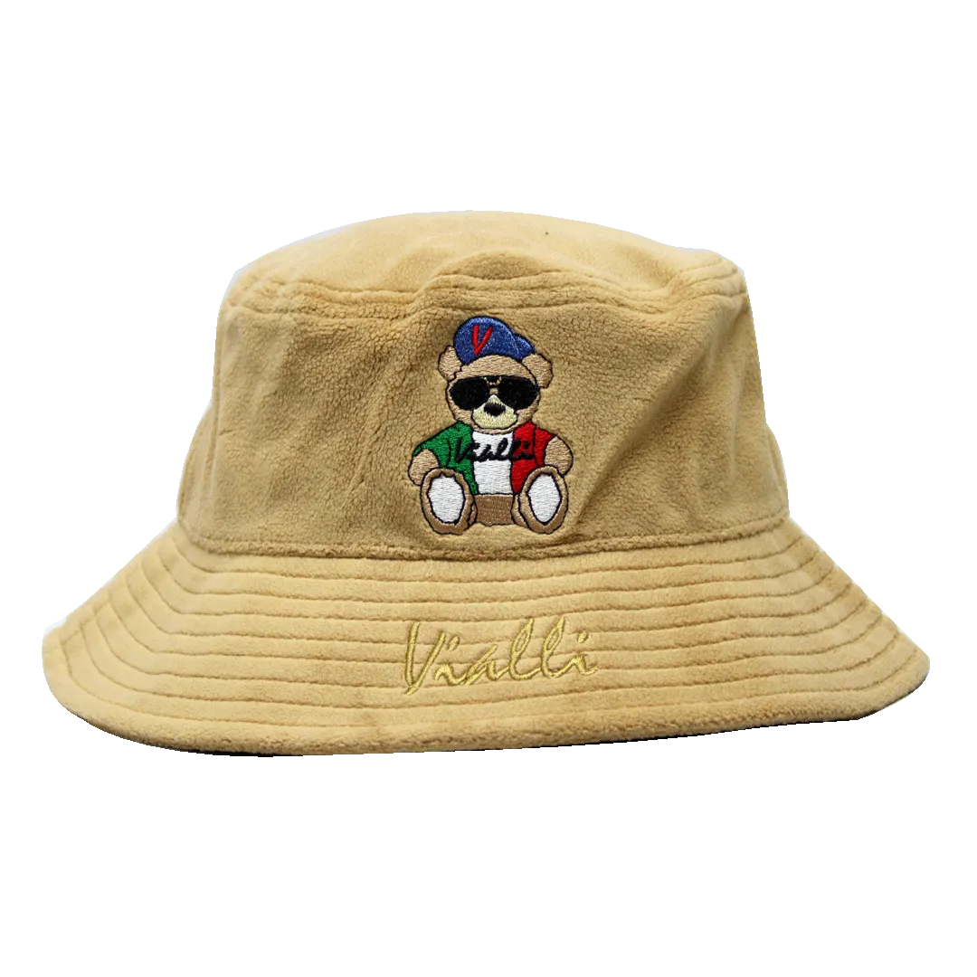 Vialli Furry Peach Bucket Hat