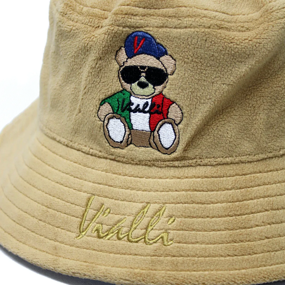 Vialli Furry Peach Bucket Hat