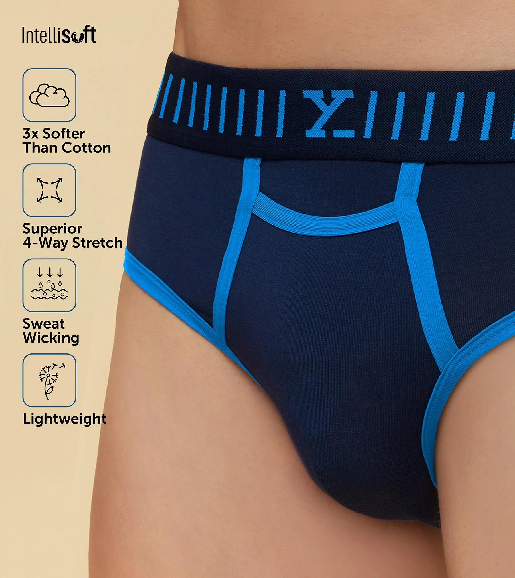 Vibe Briefs Indigo Blue