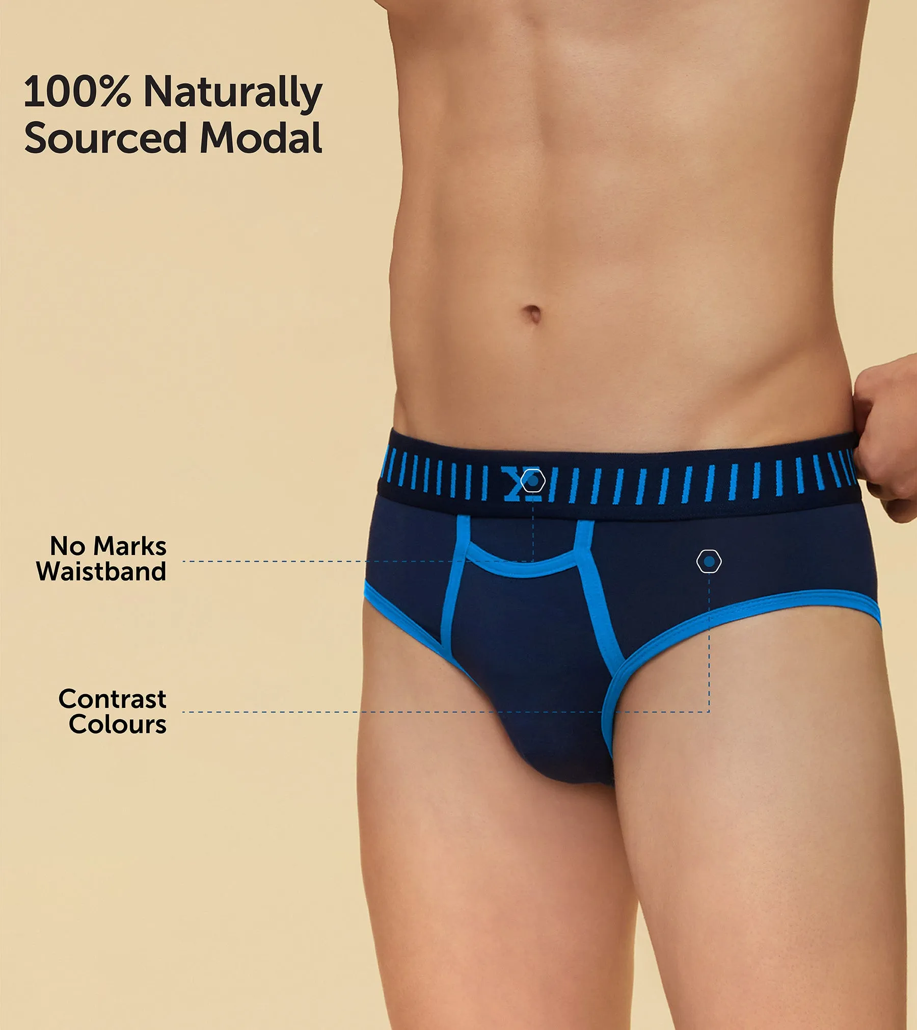 Vibe Briefs Indigo Blue