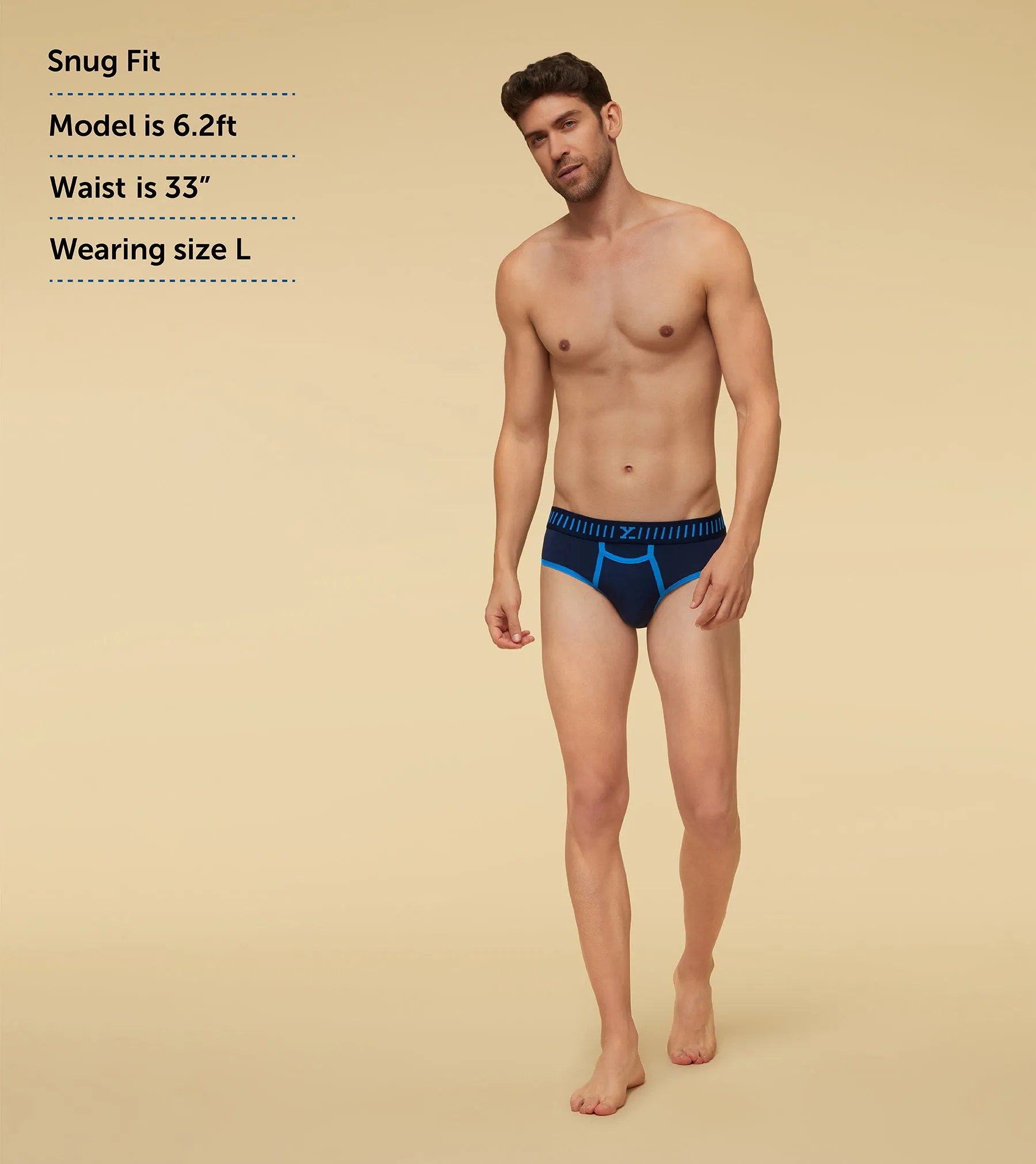 Vibe Briefs Indigo Blue